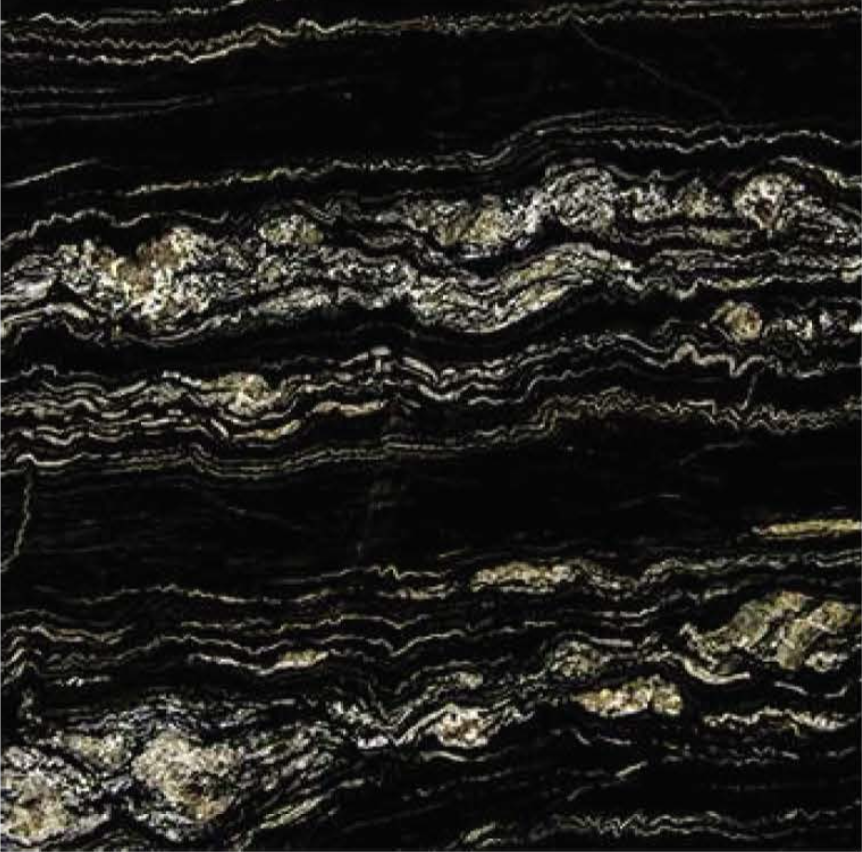 KALANDULA BLACK LEATHER STONE 3/4" SLAB