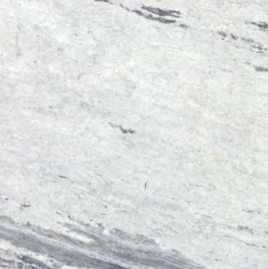 PRINCESS WHITE HONED STONE 3/4" SLAB 2CM THICK