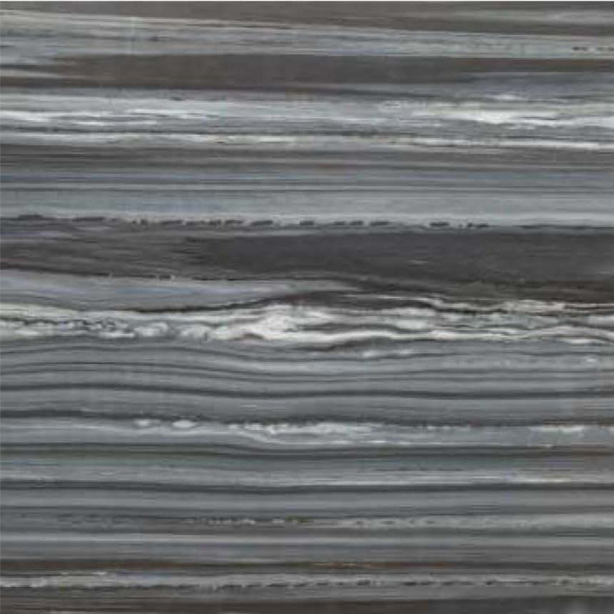 ZEBRINE BLACK POLISHED STONE 3/4" SLAB 2CM THICK