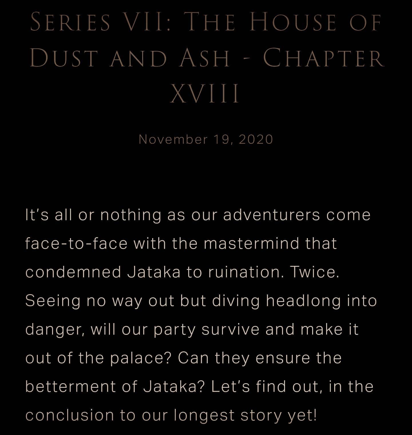 Not only is this the finale of Series VII, our longest and quite possibly best series to date, it's also our hundredth episode! We've learned a lot, hit our stride, and are striving to do more. Thank you all so much for listening to our adventures an