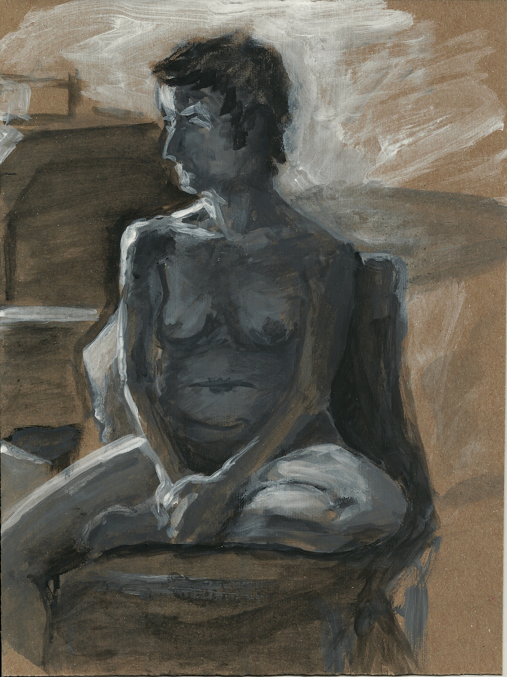 BW Acrylic Study of Seated Figure2.jpg