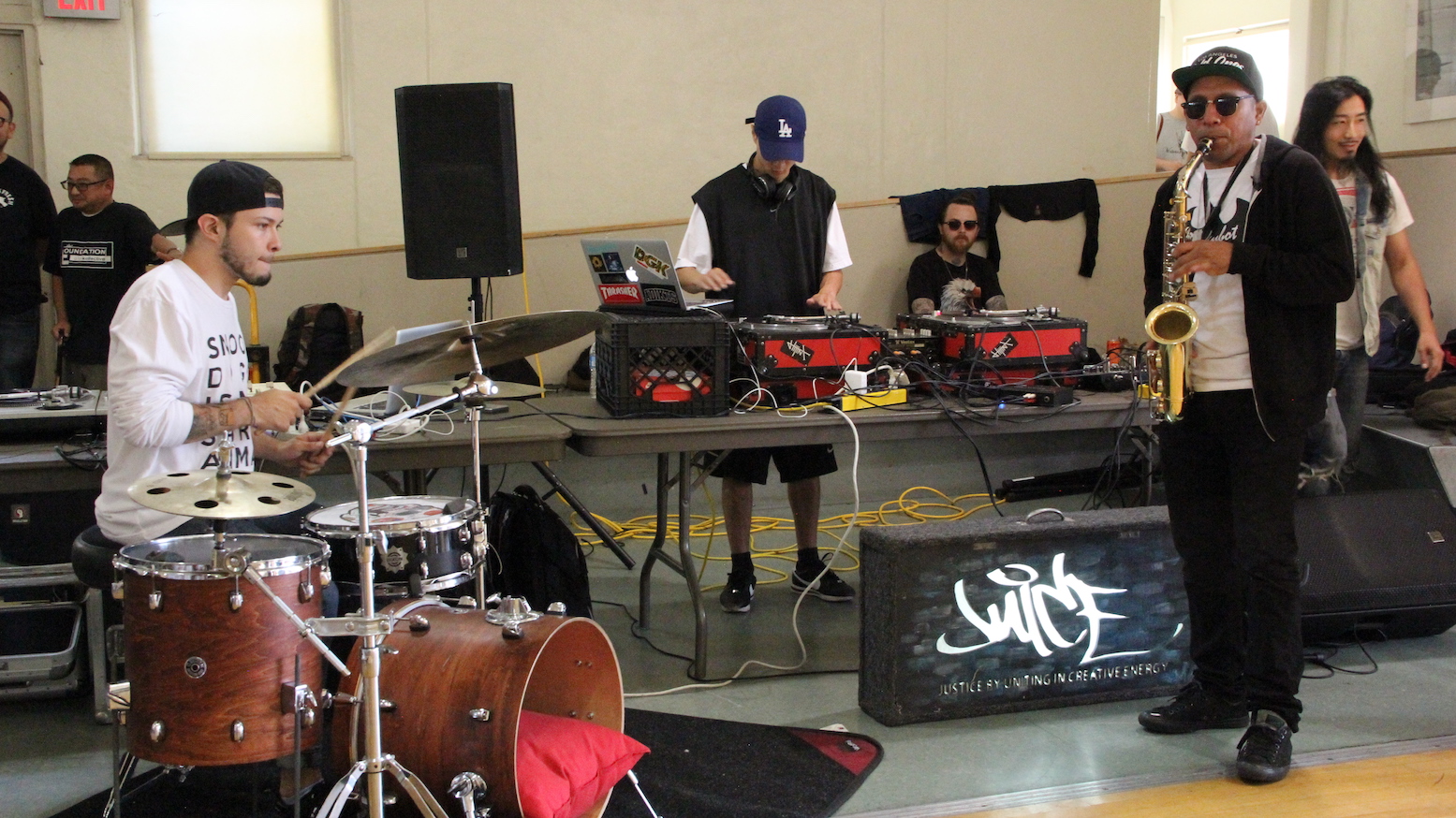 JUiCE Los Angeles Hip Hop Nonprofit Breakdance Music Art Community Youth Breakdance Los Angeles Sax Turntables Drums Free.JPG