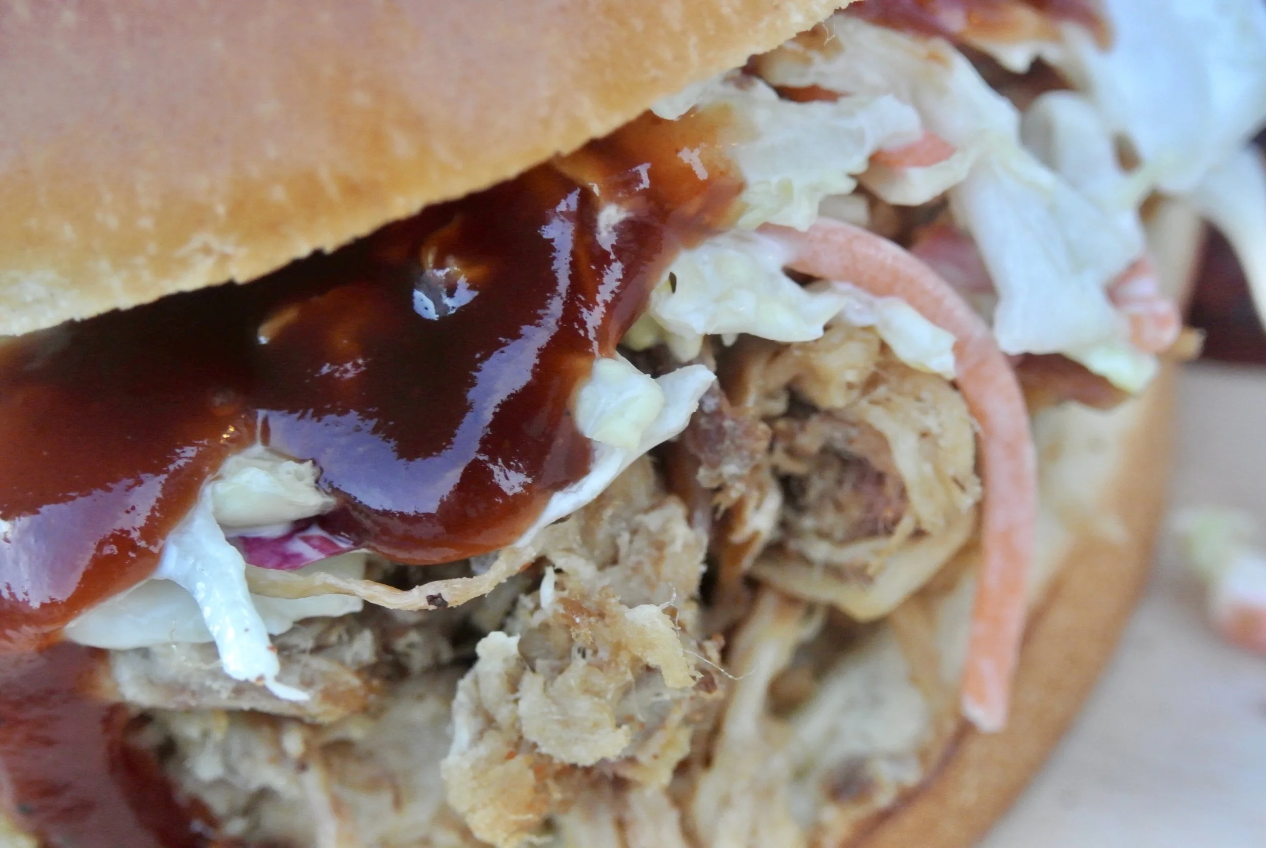 Carolina Style Pulled Pork Sandwich