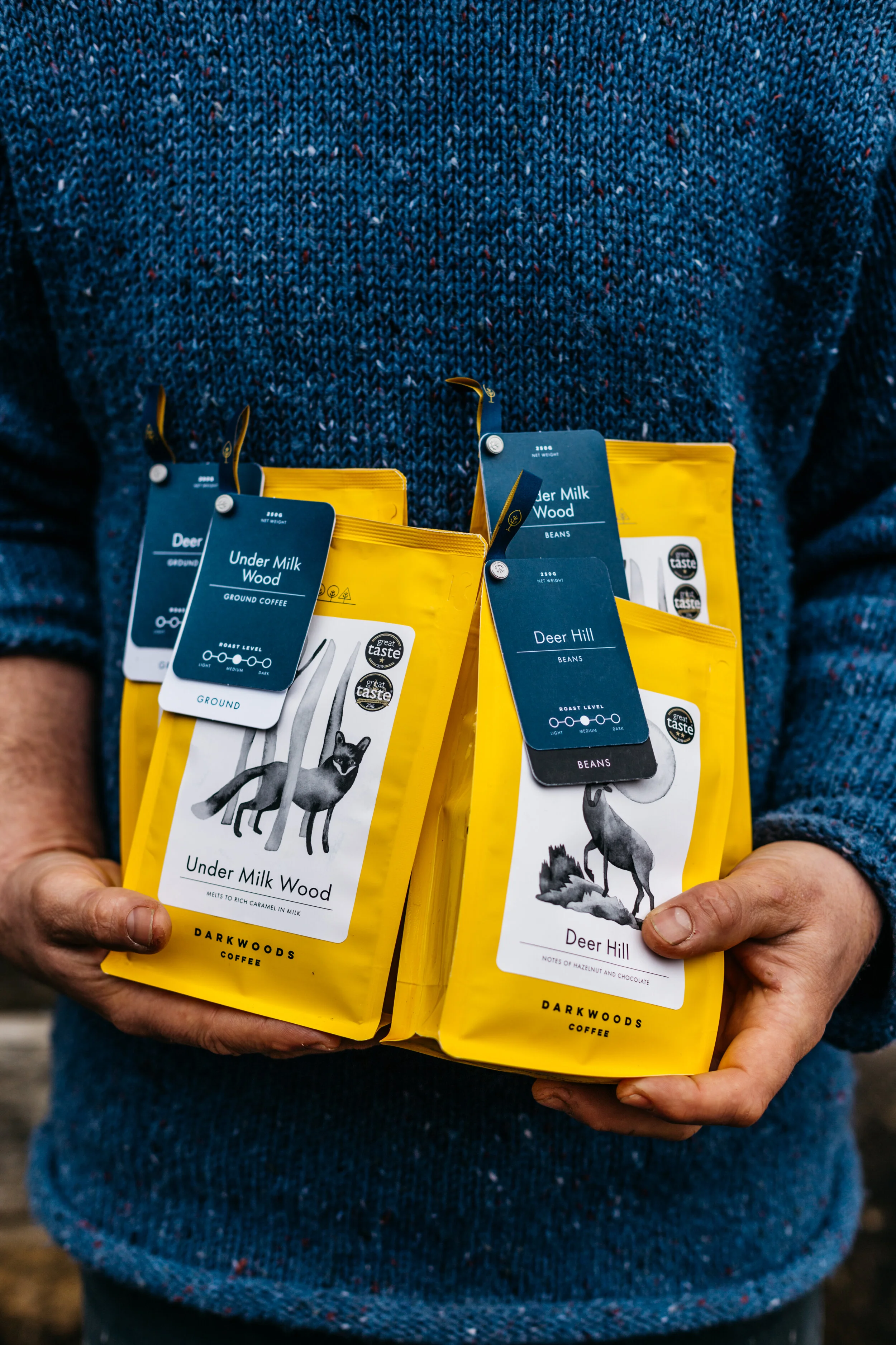 Dark Woods Coffee 250g bags — Ramble Co.
