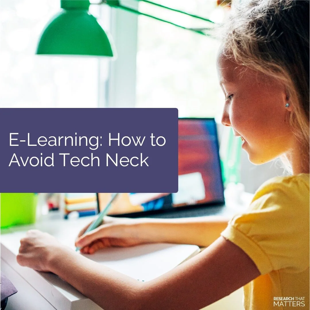 E-Learning: How to Avoid Tech Neck