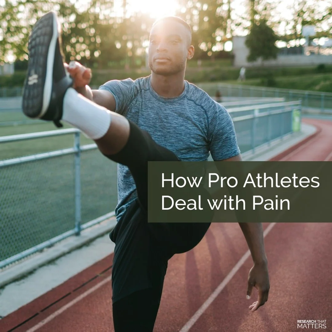 How Pro Athletes Deal with Pain 