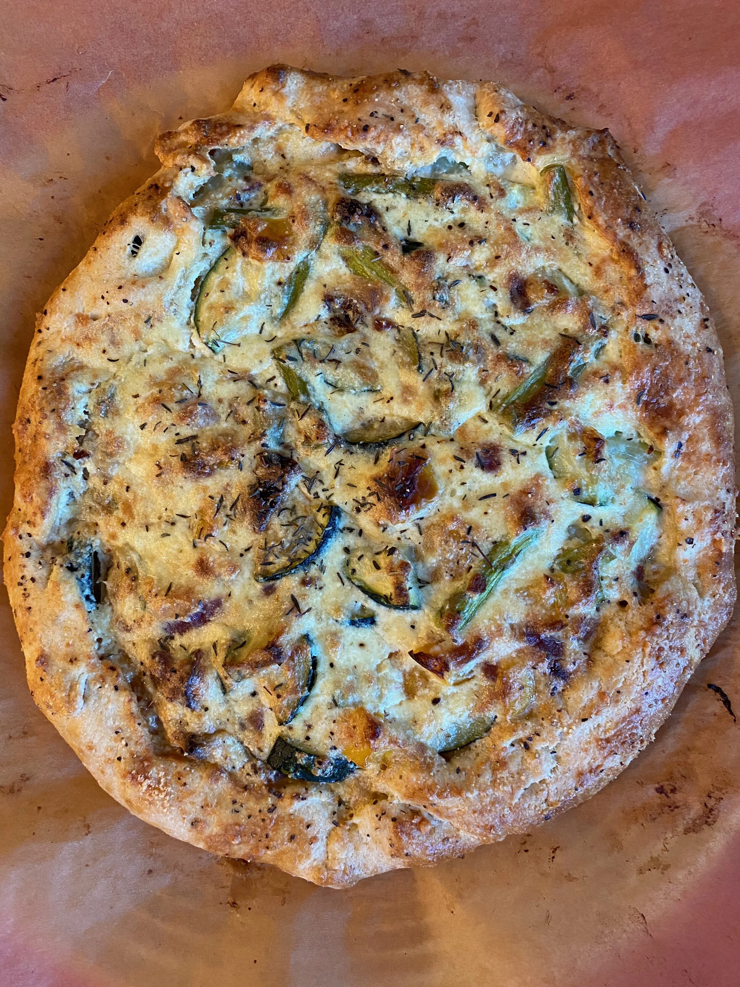 Veggie &amp; Ricotta Galette