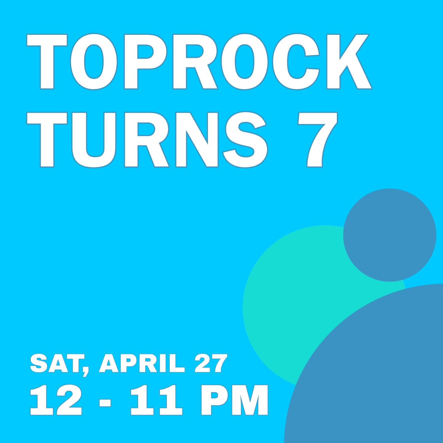 TOPROCK TURNS 7 🤙 Swipe right for details

The comp and party is free with a membership or day pass. Doors open at noon.  Come anytime, you just need to submit your scorecard by 5 PM to win raffle tickets and a chance to qualify for our boulder spee