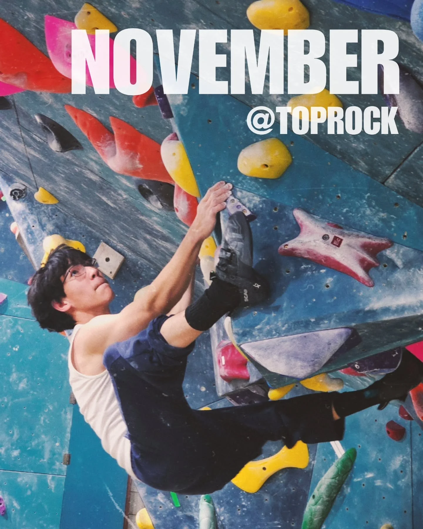 November @ Toprock

Queer Climb Meetup
Tues, Nov 18 @ 7:30
All queer folx and allies are welcome to come hangout, climb, and build community!

UBS @ubs_canada
Sat, Nov 22
Climbing is in session! All Uni/College students and alumni are welcome to chal