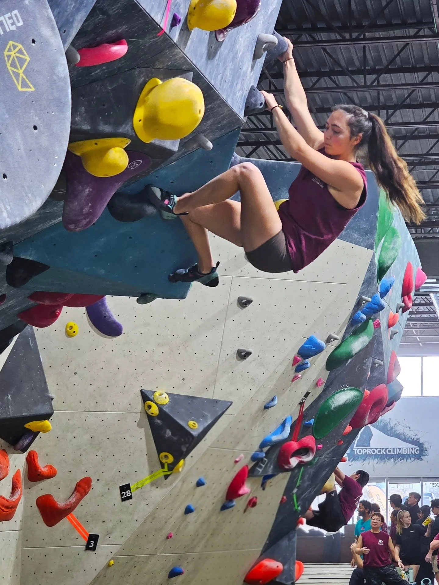 Some highlights from @ubs_canada last weekend

Comp climbs are still up! We're backfilling this week then next week we'll start the reset on traverse and back wall.

#toprockclimbing #brampton #bouldering