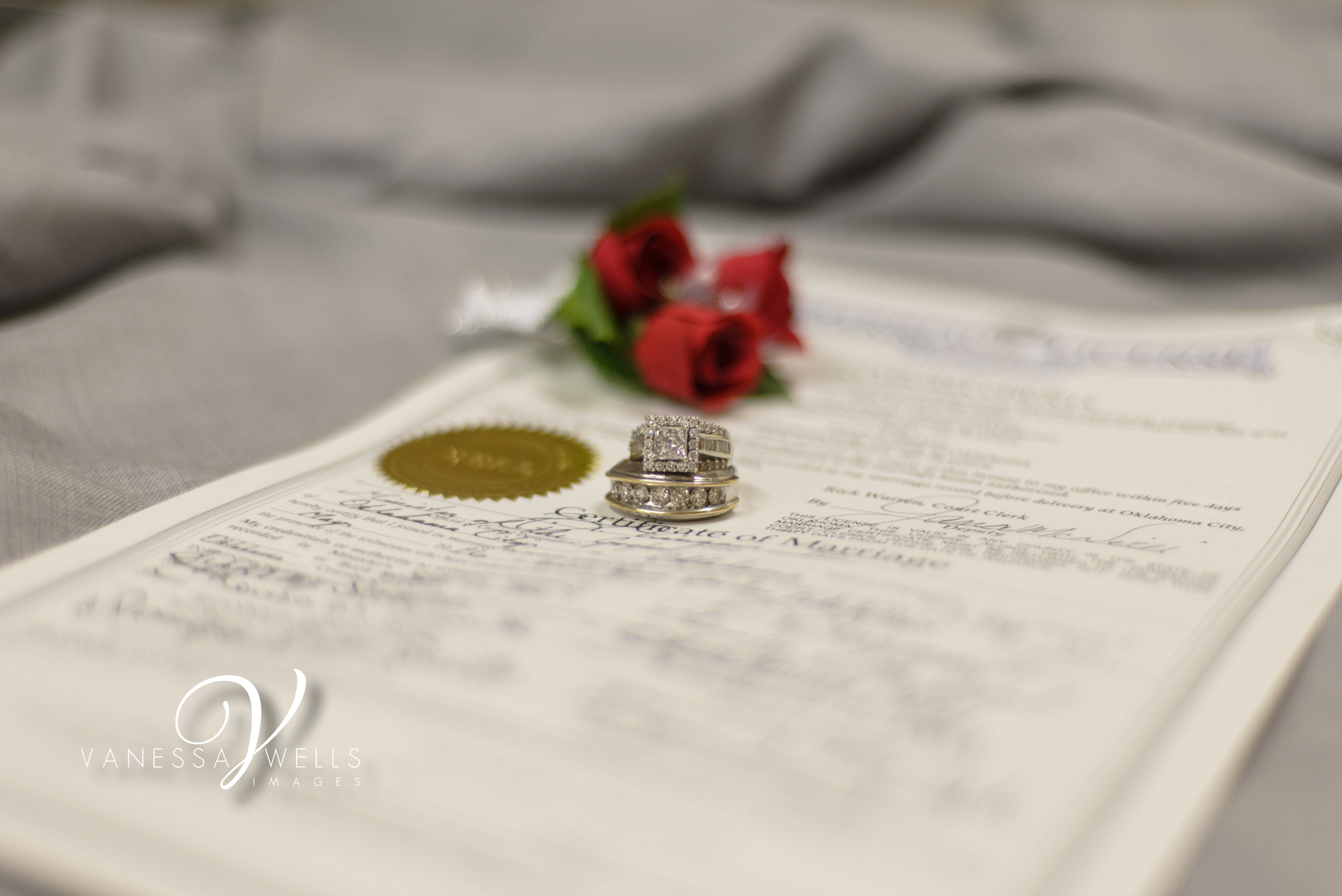 Wedding Photographer in OKC Ring Picture 