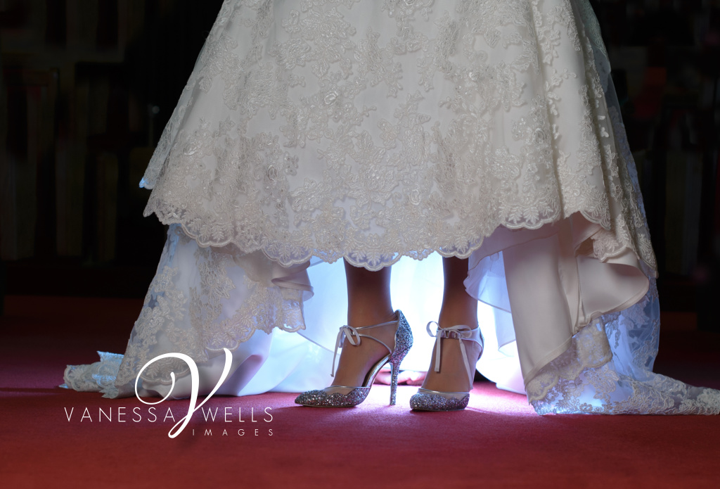 Wedding Photographer in OKC Bridal Portrait Betsy King Shoes