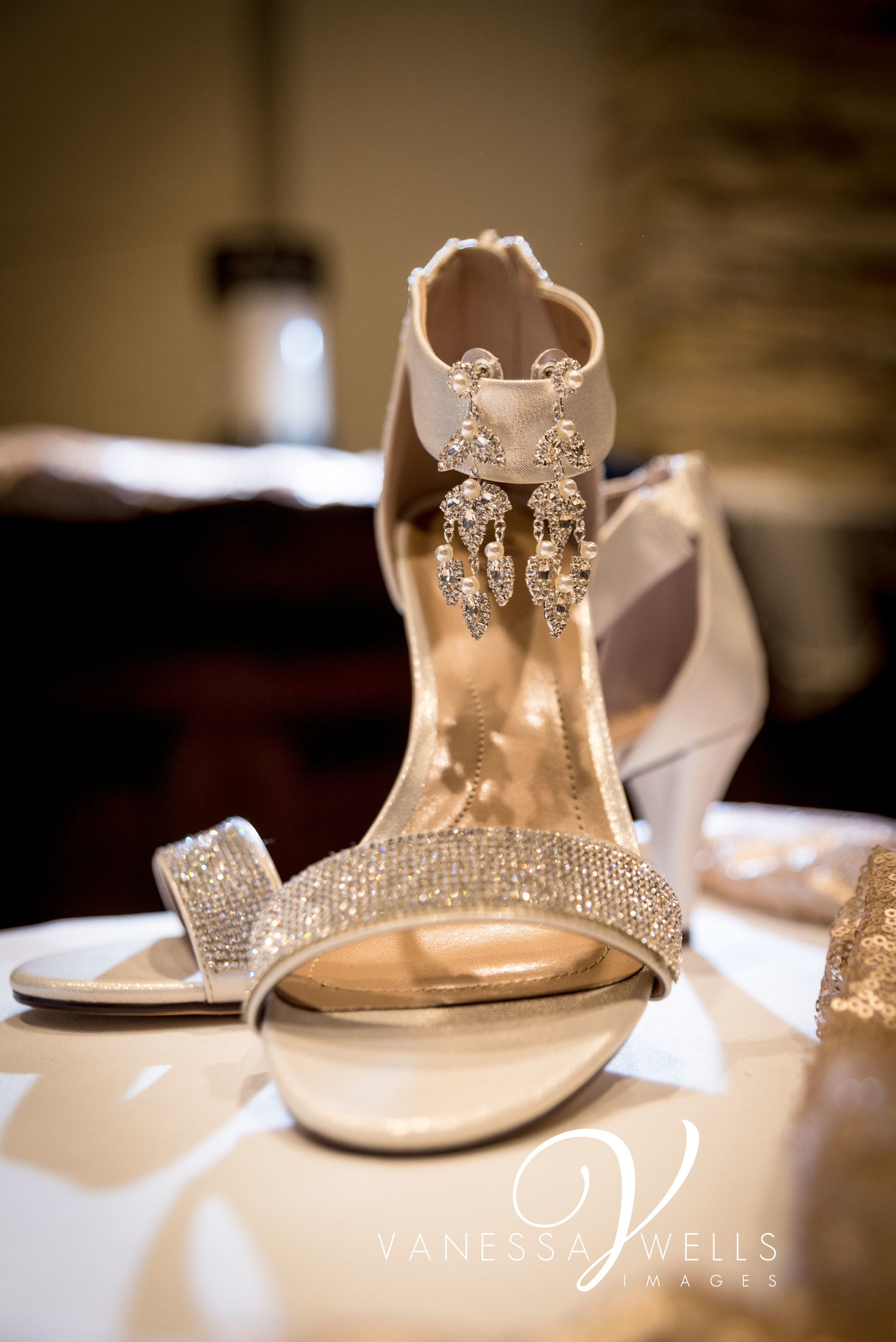 OKC Wedding Photographer, Shoes and Jewelry, Details