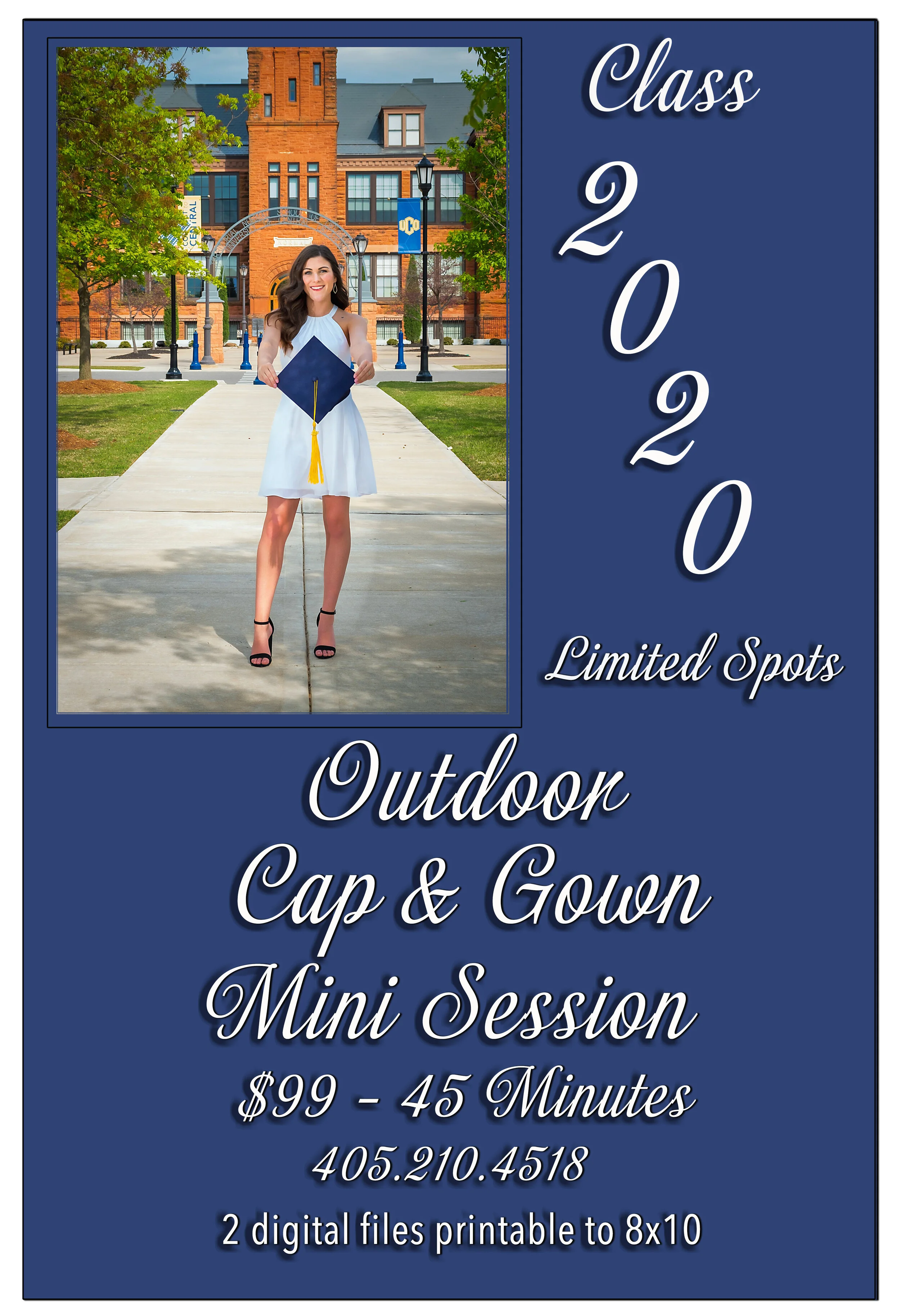 Cap &amp; Gown Portraits in the Park