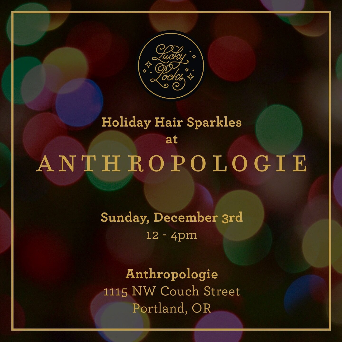 Since 2016 when Lucky Locks began essentially as a recreational activity aside to my bread and butter design work, I did have this secret little vision of adding magic to people&rsquo;s shopping experiences at @anthropologie because let&rsquo;s be ho