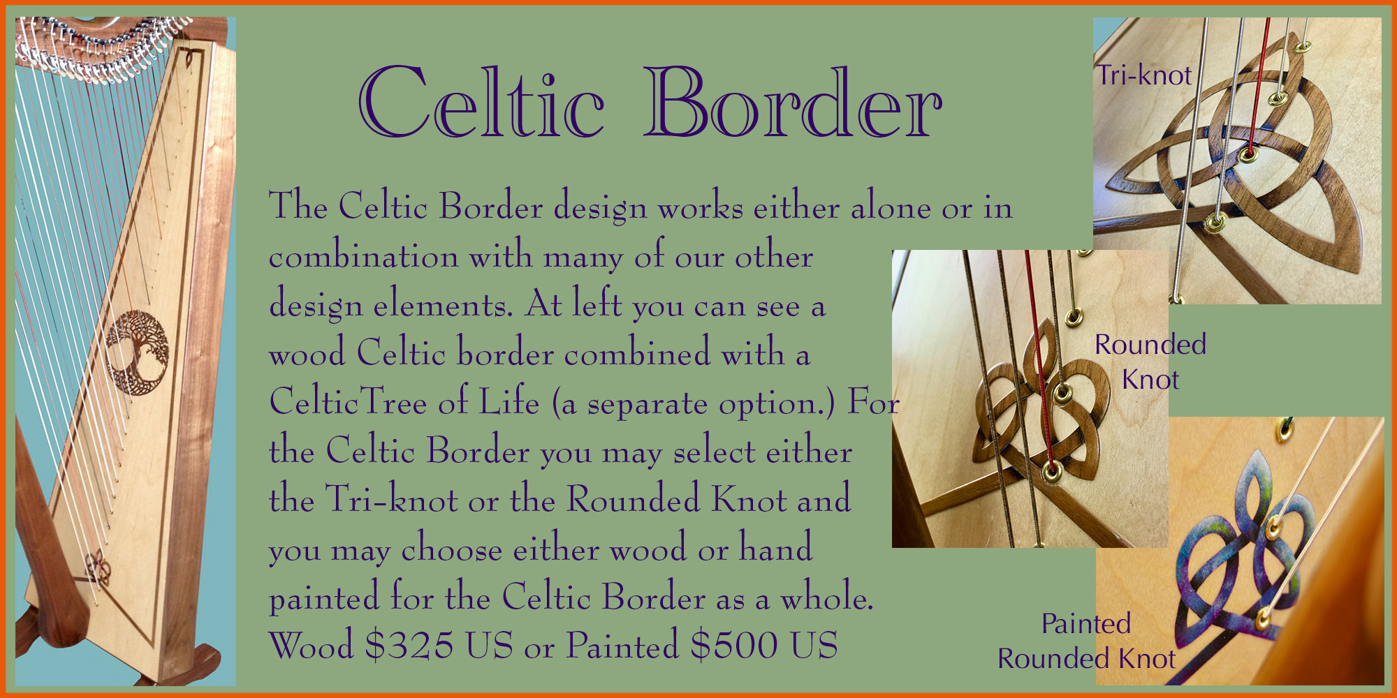 Rees Harps Ornamentation — Rees Harps Inc.