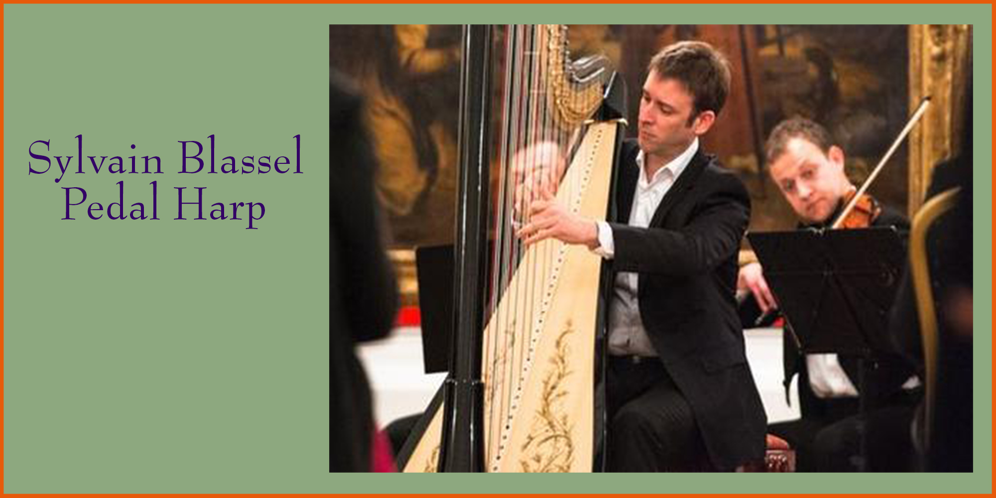 Sylvain Blassel on Pedal Harp