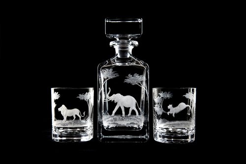 Décanteur Whisky Éléphant En Verre – Bouteille Décorative Pour Bar & Cadeau Homme
