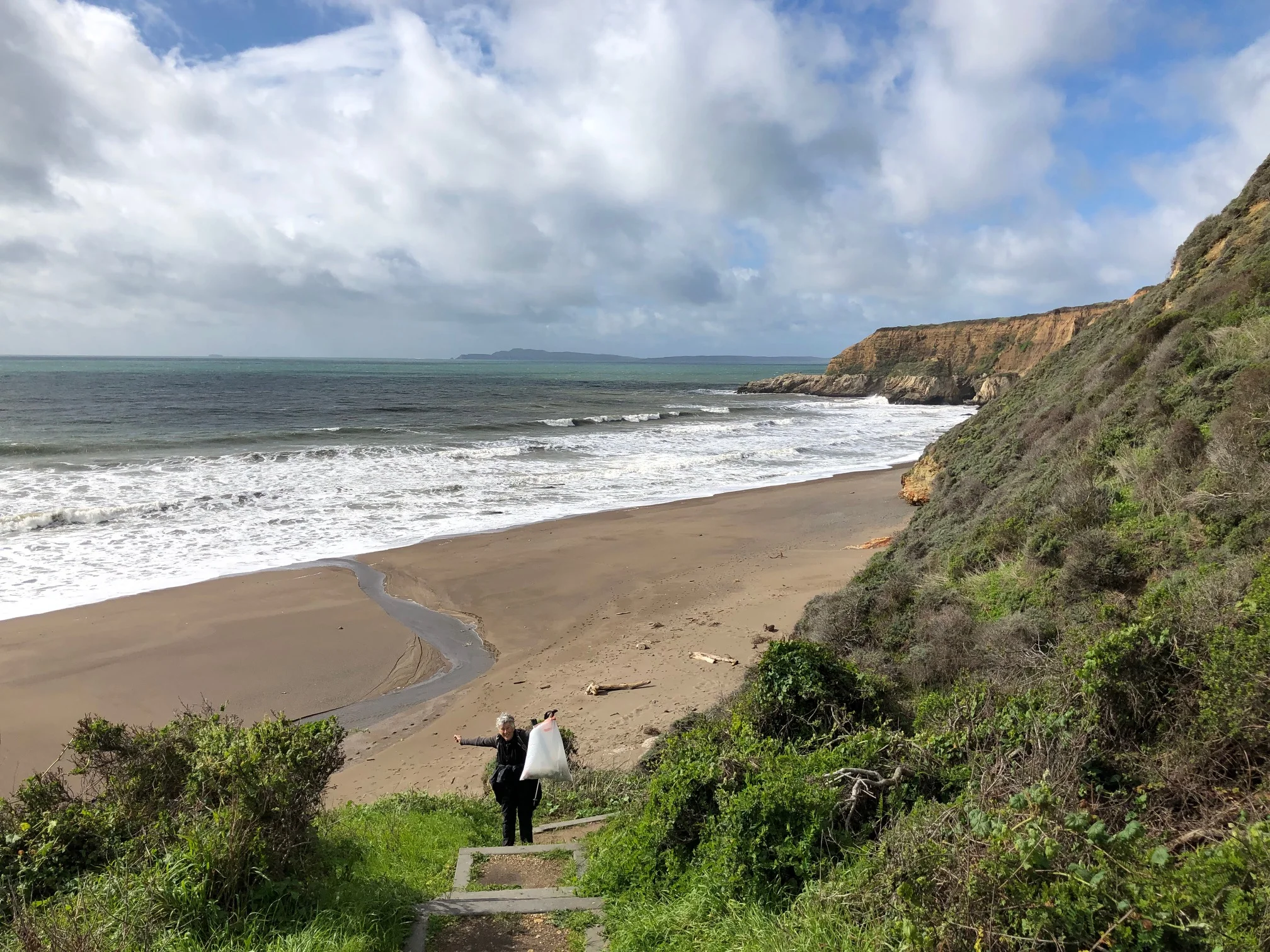 Yet another cleanup in Pt. Reyes. Photo by Colleen Neff.