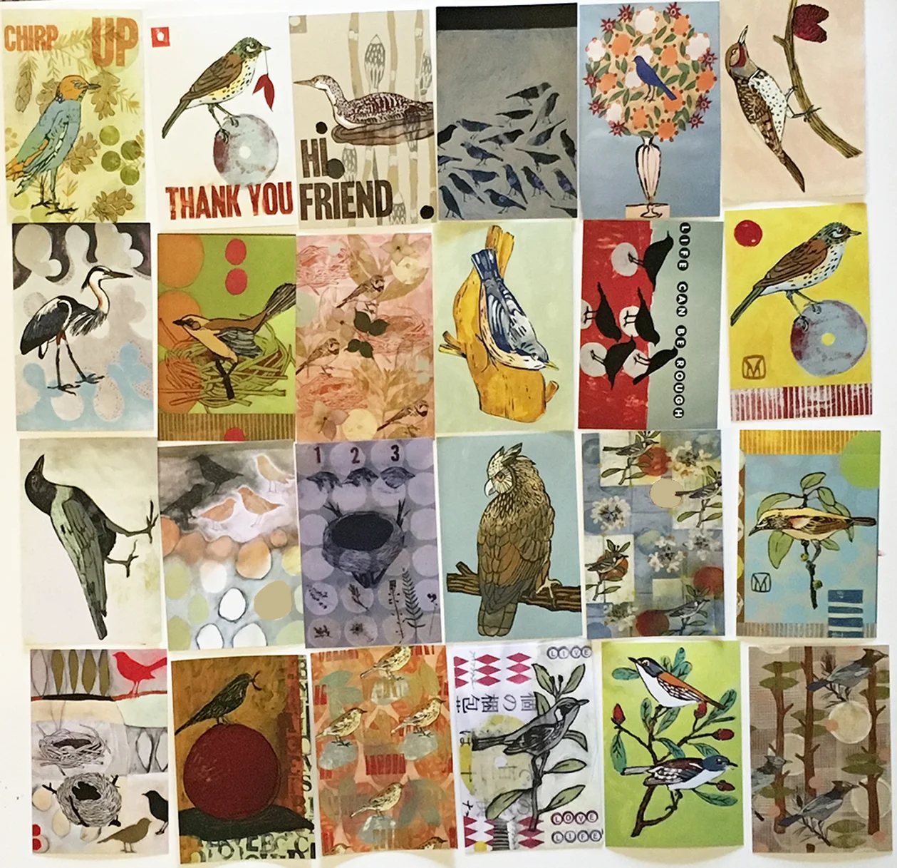 24 Postcards in a cool BAG