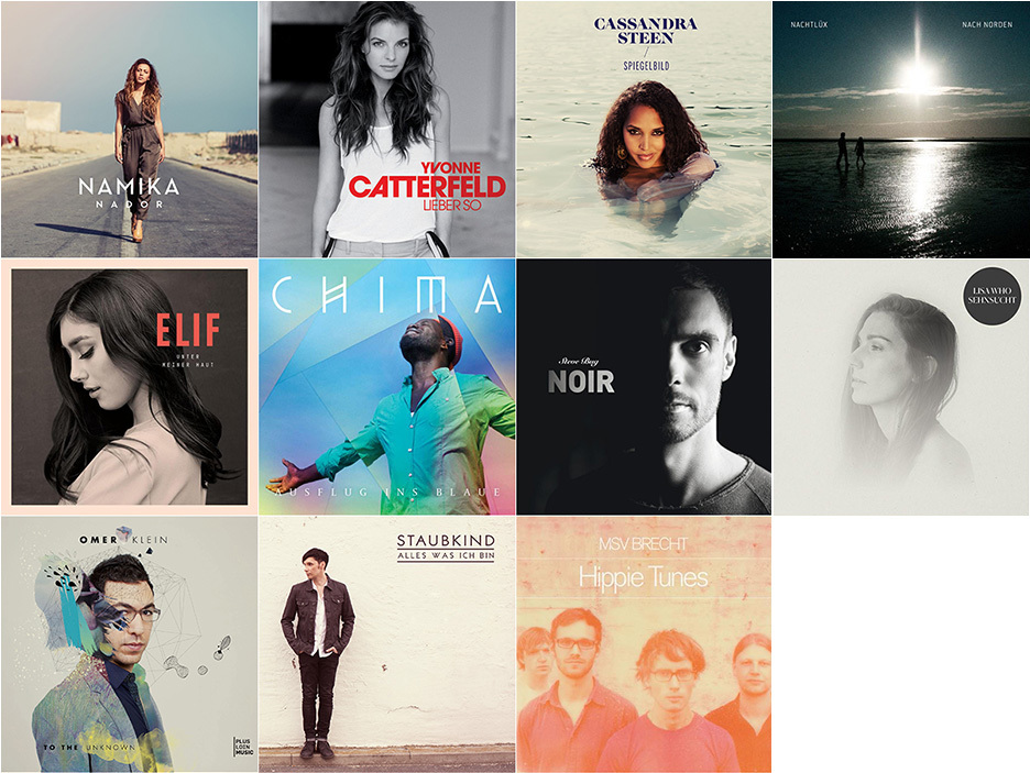 Album Namika, Yvonne Catterfeld, Cassandra Steen, Elif, Staubkind, Lisa Who, China, Steve Bug, Omer Klein, Nachtlüx, MSV Brecht