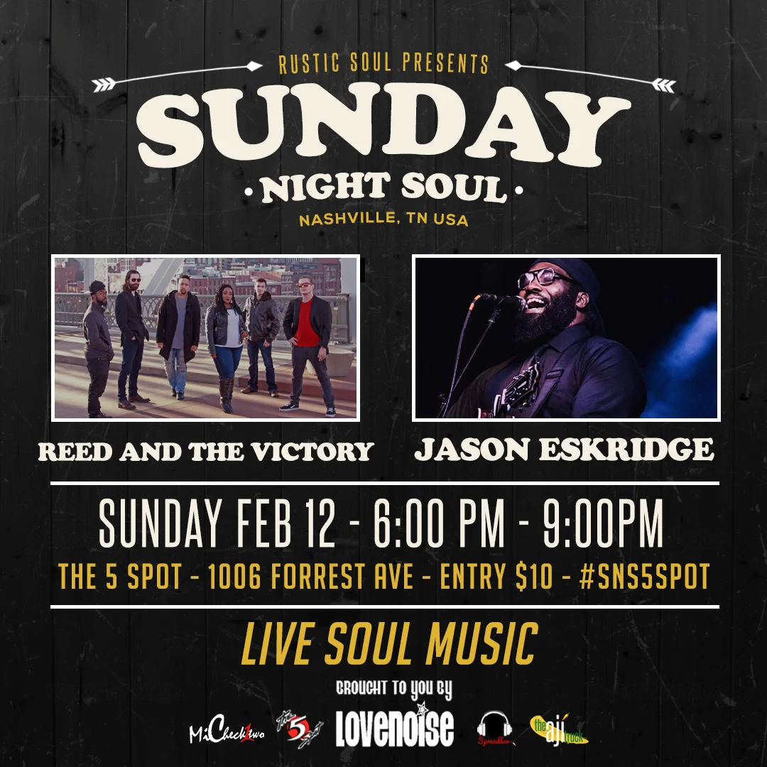Sunday Night Soul with Jason Eskridge and Reed and the Victory