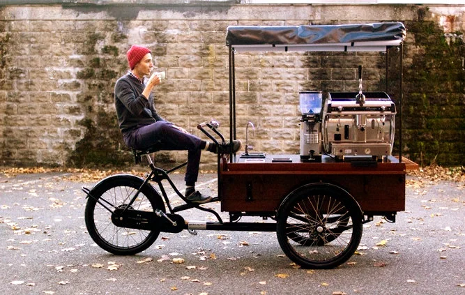 San Bellino and The Coffee Trike photo: Calin & Bisous