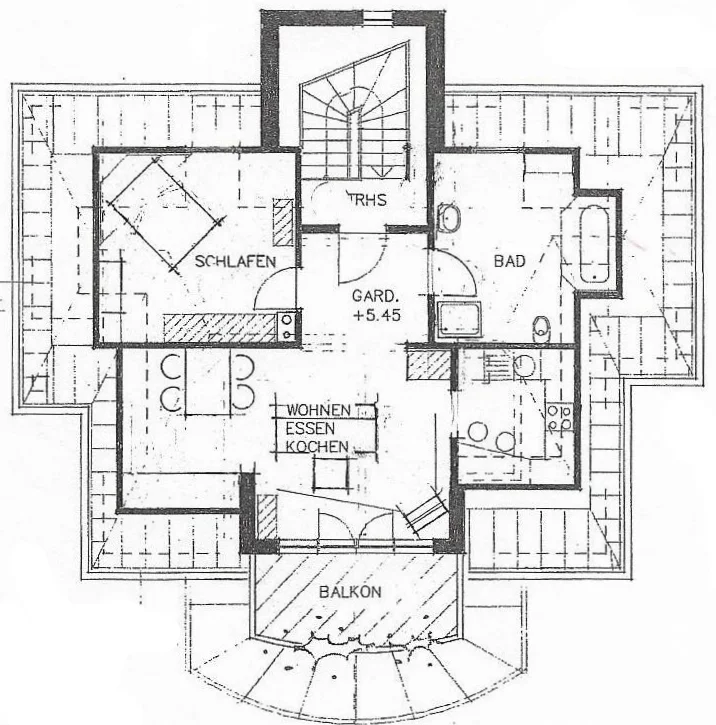 Grundriss Wohnung Dachgeschoss