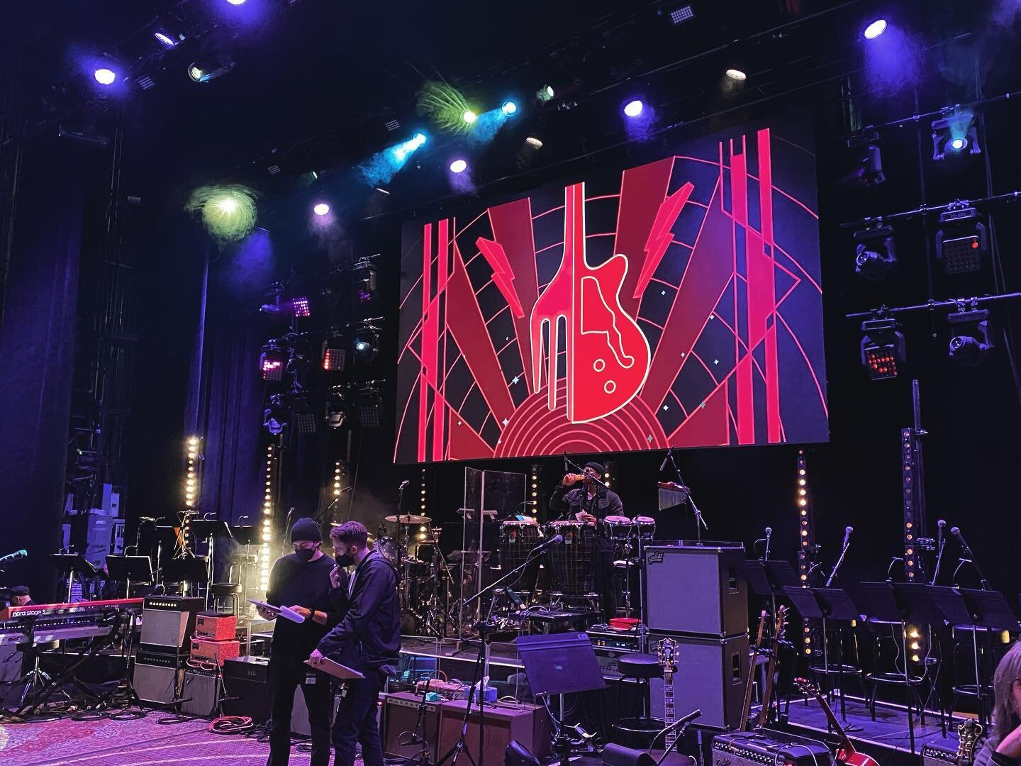 Humbled and grateful for the opportunity to work Love Rocks NYC again. With the likes of Dave Natale mixing FOH and the best @firehouse.productions.inc audio crew you could ask for, it’s truly an honor to stand at that monitor console for 4 day