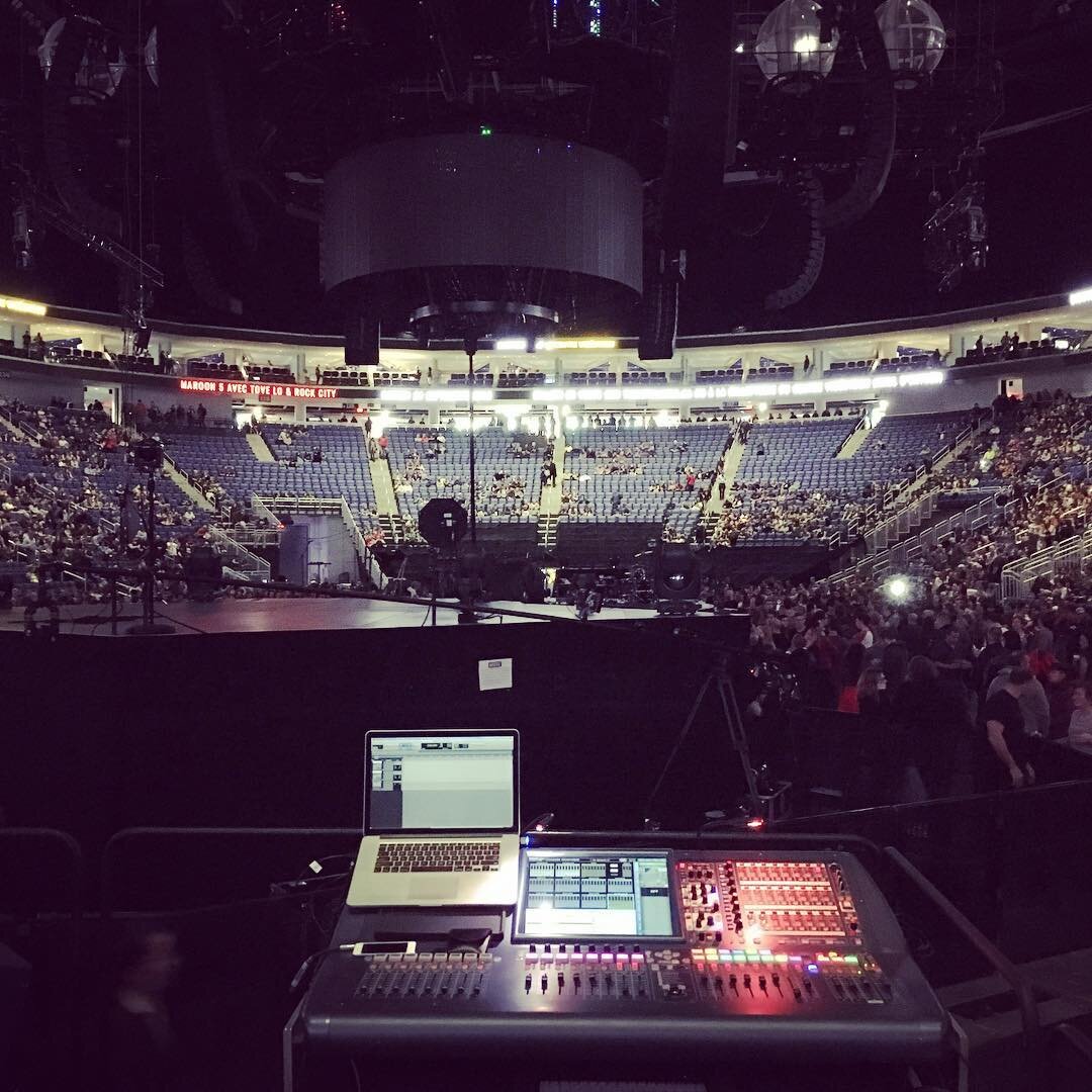 Pre show FOH for X Ambassadors Muse support tour