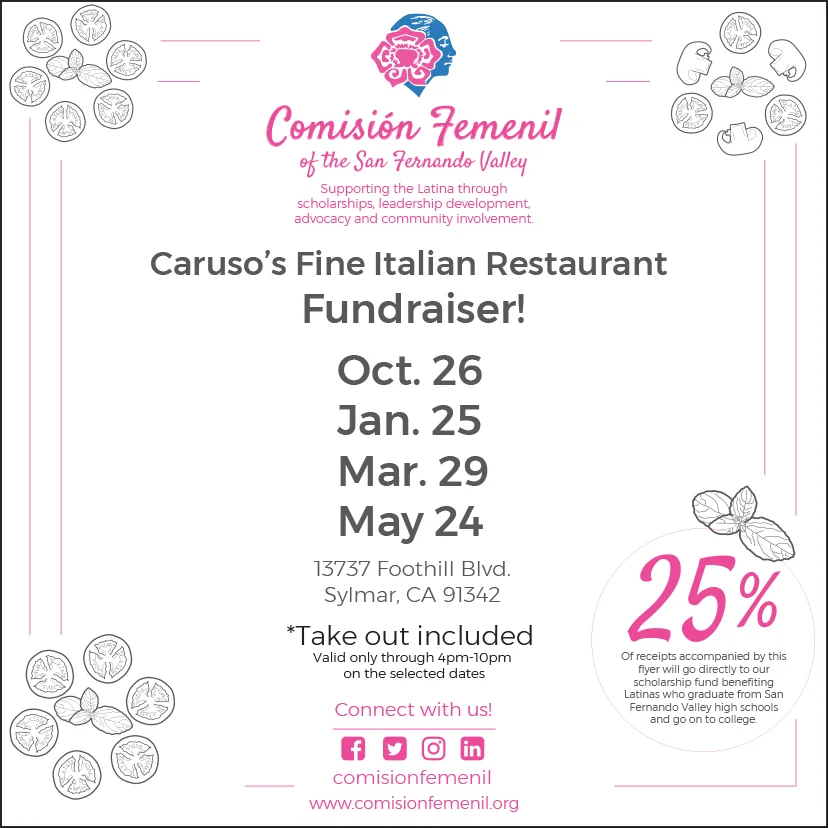 Caruso's Restaurant Fundraiser 