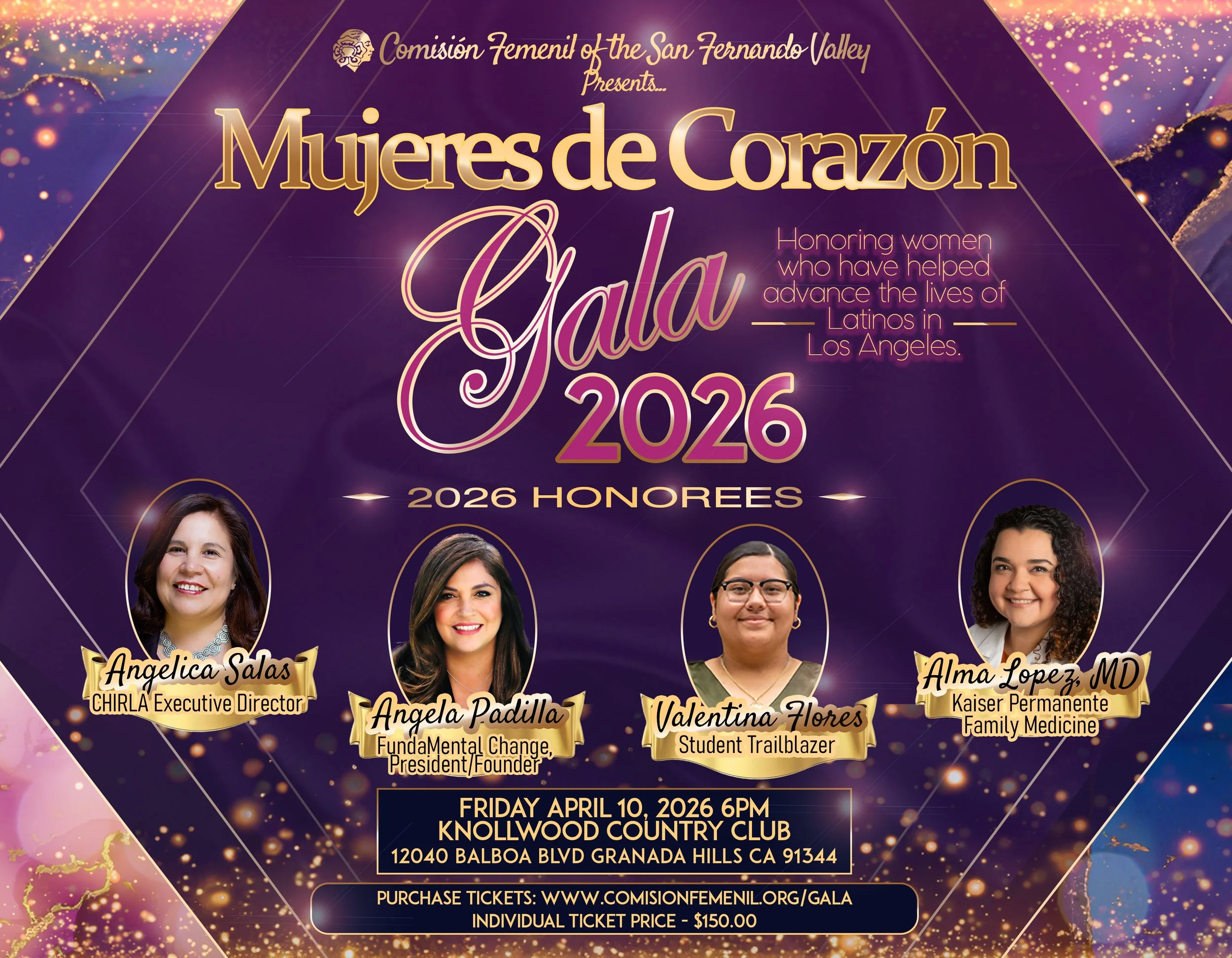 Mujeres de Corazon Gala 