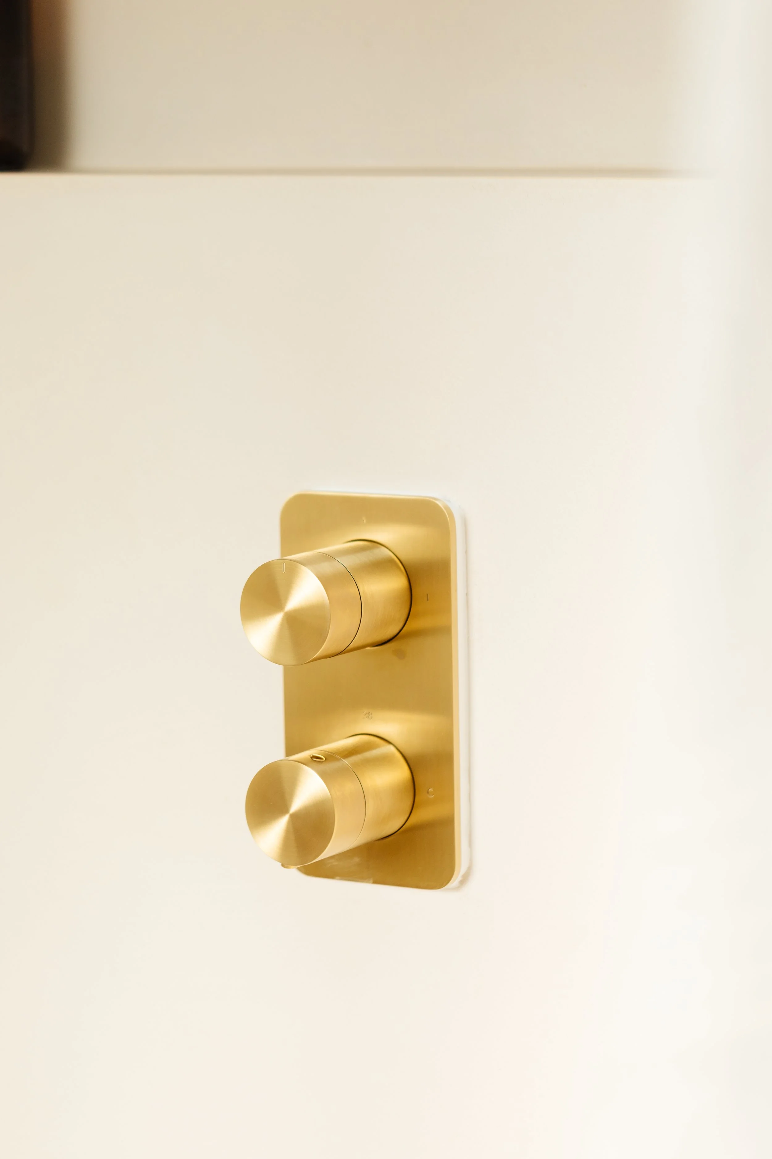 Blog post image showing built in shower tabs