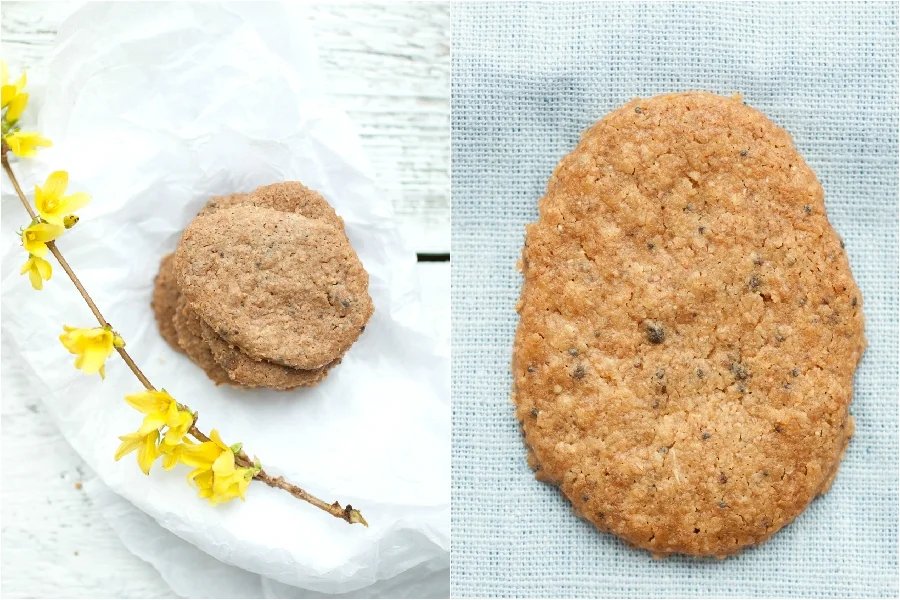 MUSHROOM SERIES 1: LEMON, POPPY SEED AND CHAGA MUSHROOM COOKIES (V+, NF, CHF, GF)