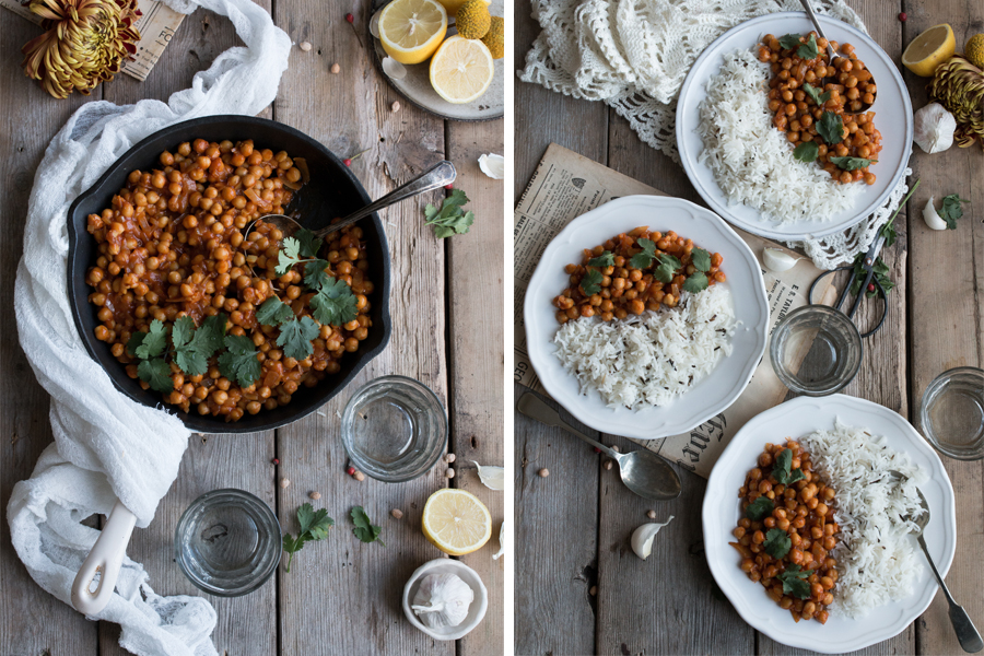 QUICK AND EASY VEGAN CHICKPEA food NF, CURRY and (ChF, GF, styling photography — a V+) vegan blog