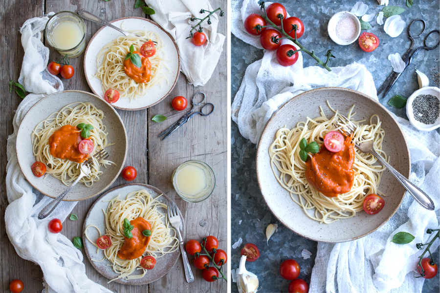VEGAN TOMATO PASTA SAUCE + INTRODUCING THE INSTAGRAM SERIES (P, GrF, NF, ChF, V, GF)