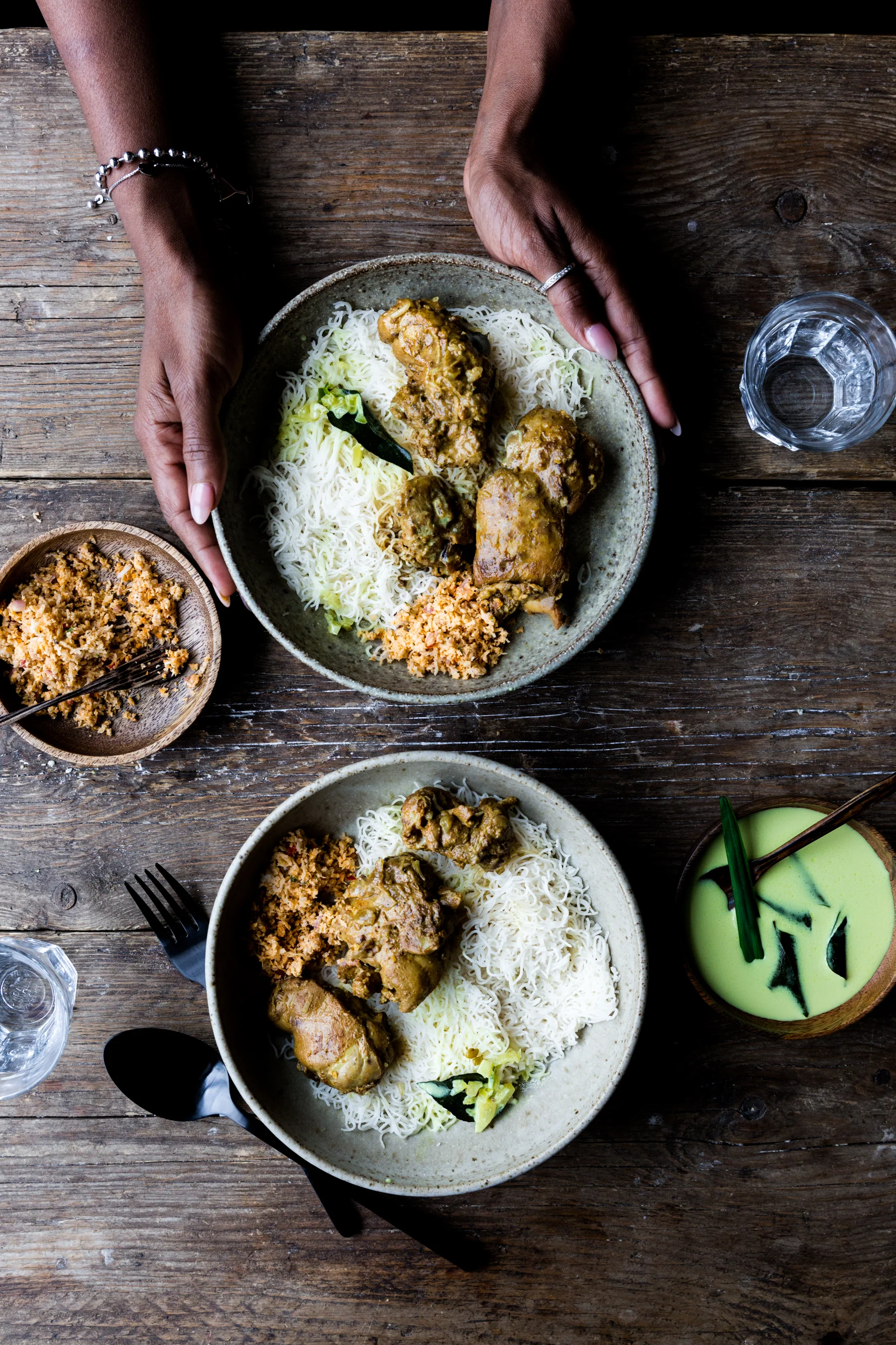 Food photography and food styling by Kimberly Espinel for Kolamba Restaurant .