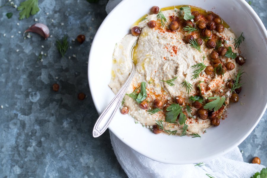 VEGAN HUMMUS MESABACHA + A COOKBOOK GIVEAWAY! (V+, ChF, GF, GrF, NF)