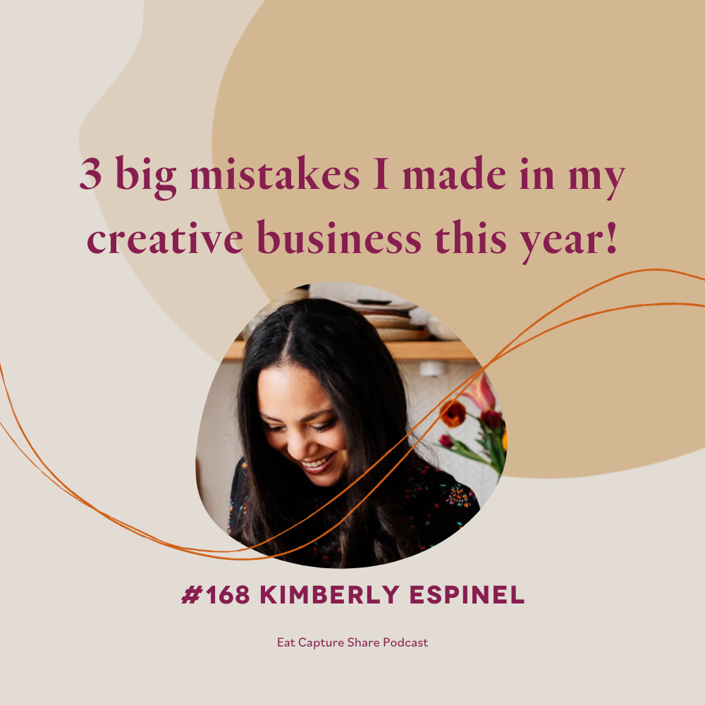 #168 - MINI EPISODE | 3 BIG MISTAKES I MADE IN MY CREATIVE BUSINESS THIS YEAR!