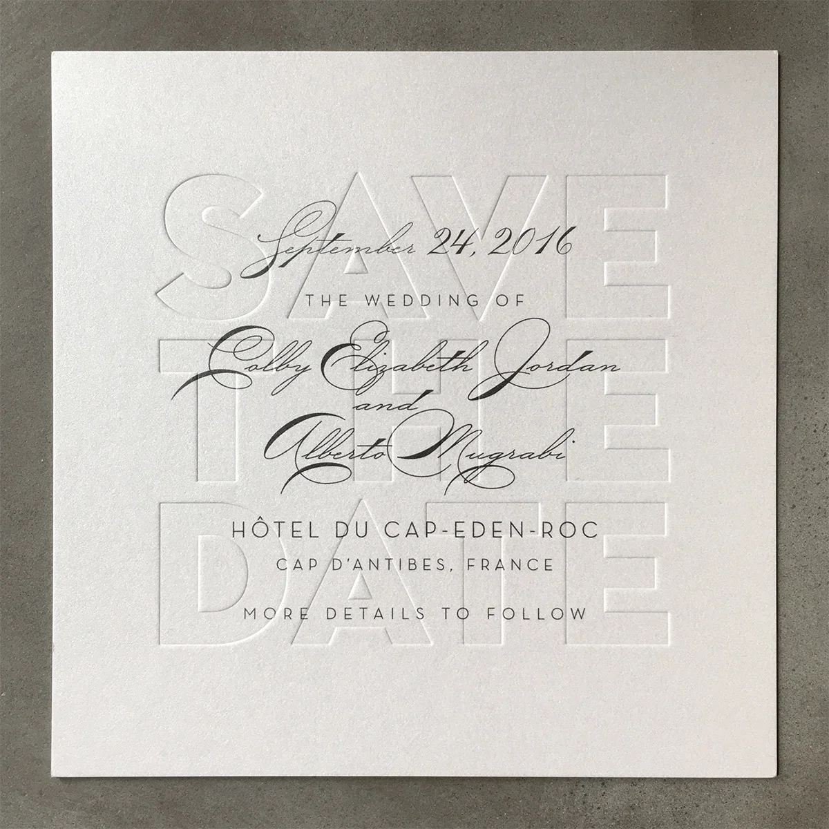 CJ Wedding Save The Date