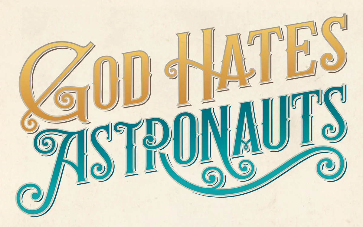 God Hates Astronauts Lettering (for use in the GHA comic book)