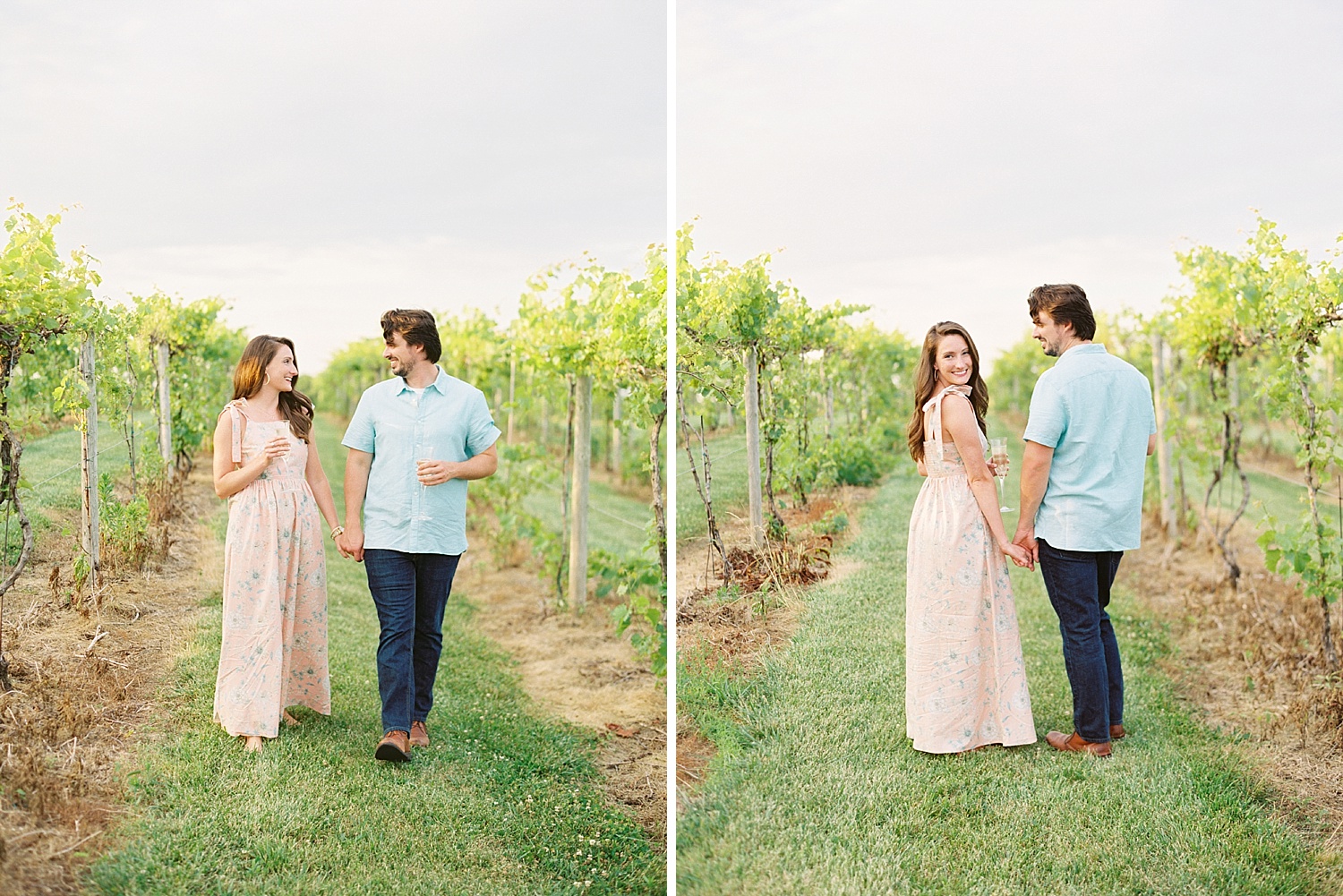 Downtown Lexington Engagement Session Talon Winery Picnic Engagement Session Gal Meets Glam Anthropologie Dress Laura Bodnar Photography Lexington Wedding Photographer Film Photography_0016-1.jpg
