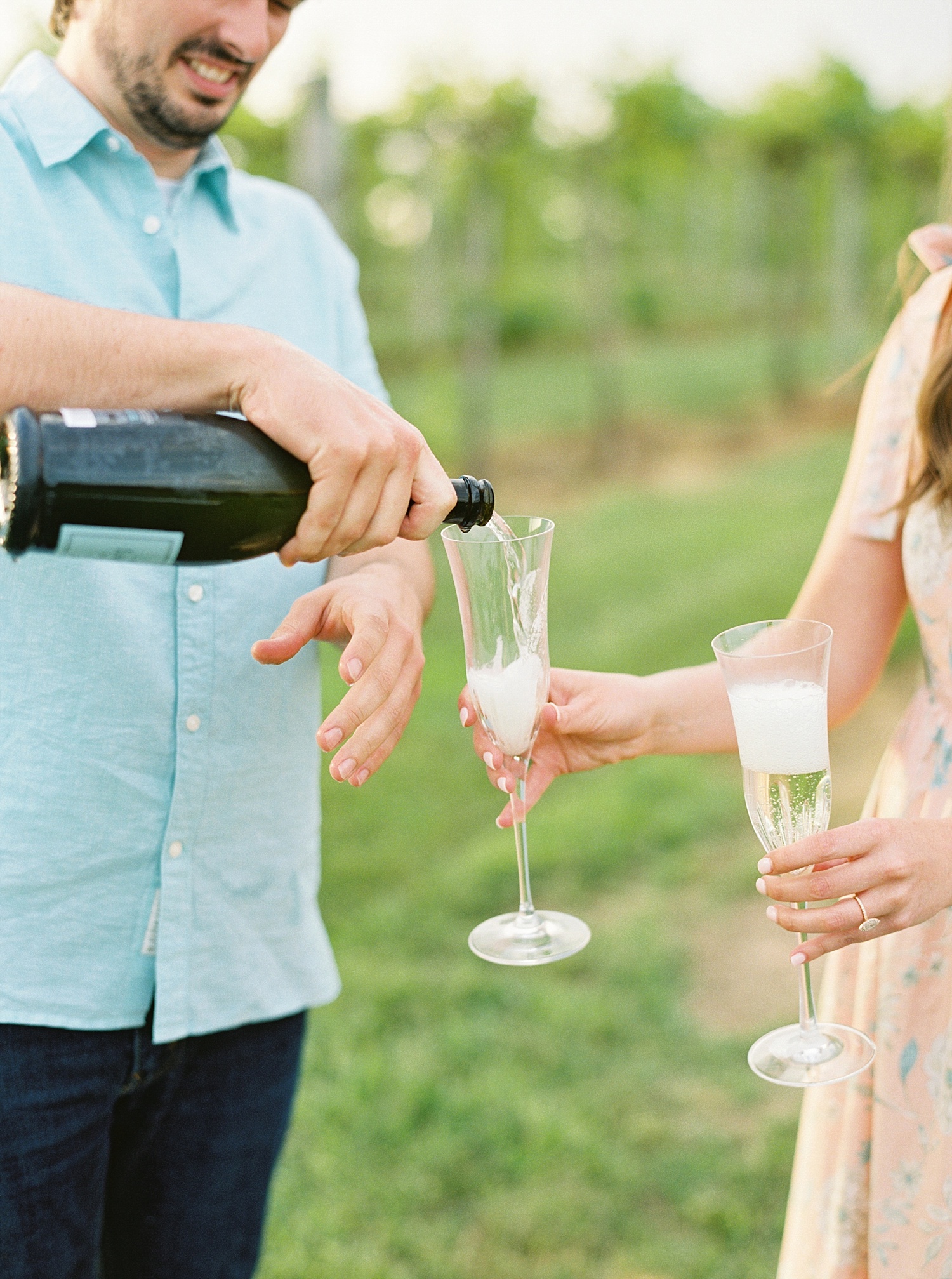 Downtown Lexington Engagement Session Talon Winery Picnic Engagement Session Gal Meets Glam Anthropologie Dress Laura Bodnar Photography Lexington Wedding Photographer Film Photography_0012-1.jpg