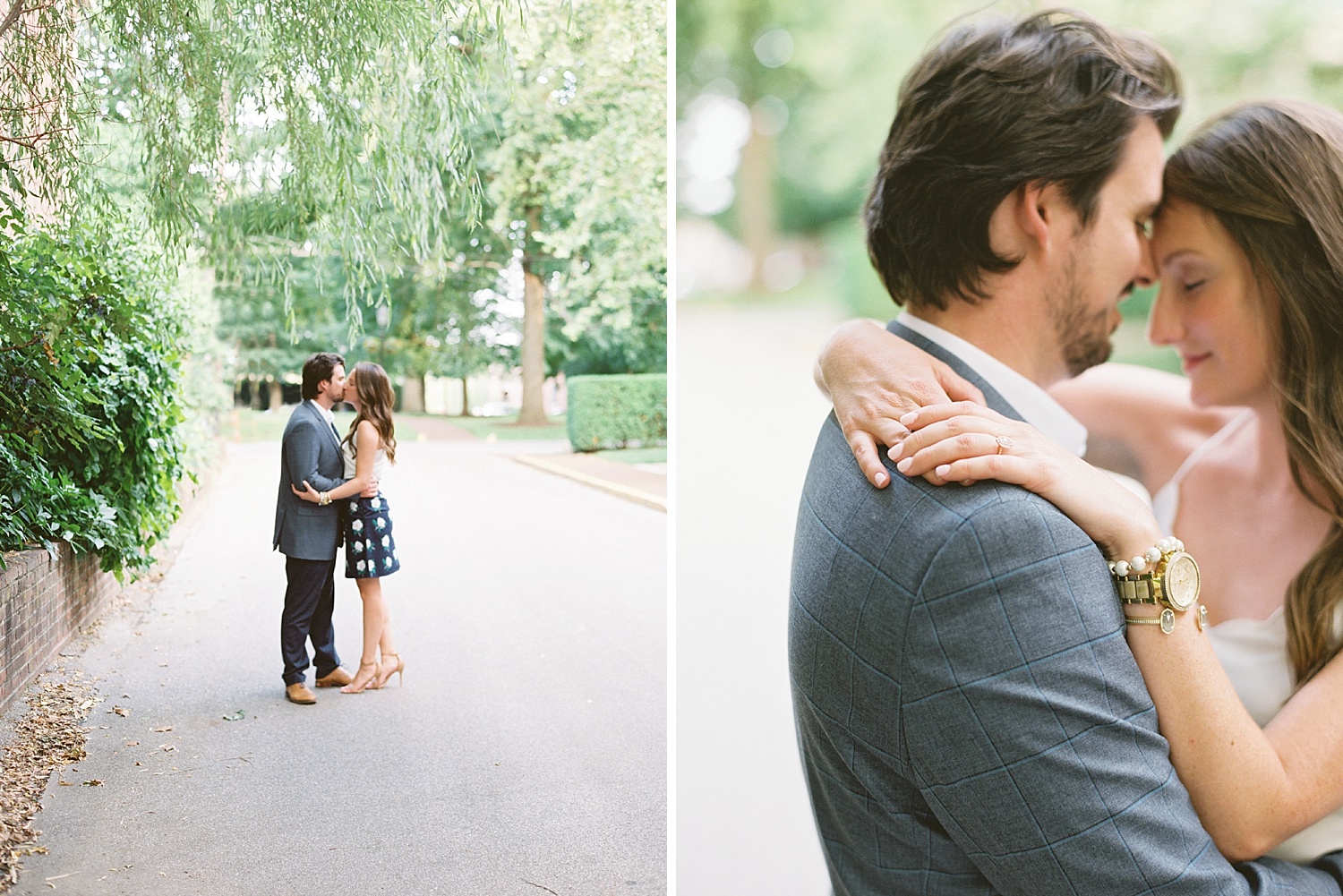 Downtown Lexington Engagement Session Talon Winery Picnic Engagement Session Gal Meets Glam Anthropologie Dress Laura Bodnar Photography Lexington Wedding Photographer Film Photography_0007-1.jpg