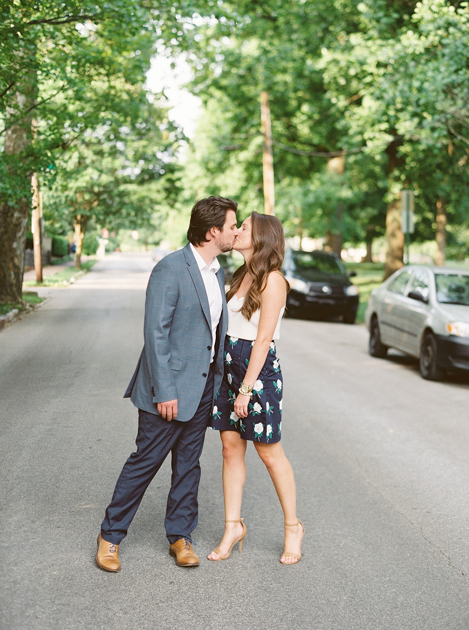 Downtown Lexington Engagement Session Talon Winery Picnic Engagement Session Gal Meets Glam Anthropologie Dress Laura Bodnar Photography Lexington Wedding Photographer Film Photography_0005-1.jpg