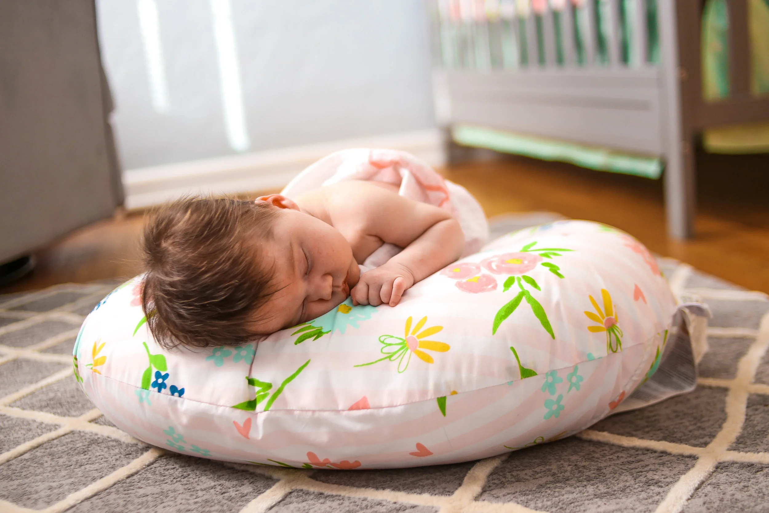 Lifestyle newborn in home session in the PNW Washington state adventures of becoming parents