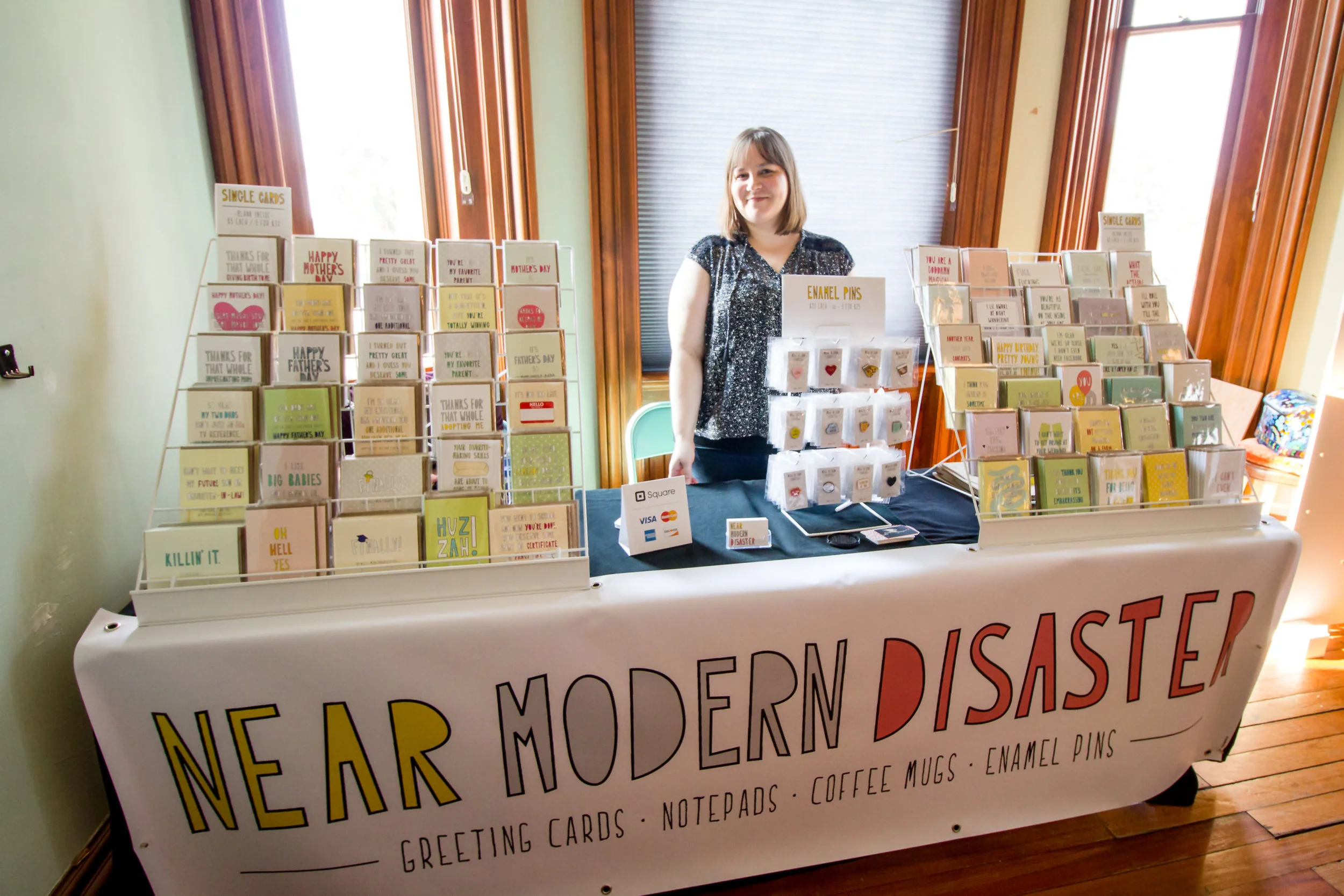 Sam Kramer representing Near Modern Disaster :: Brilliant note cards!!!