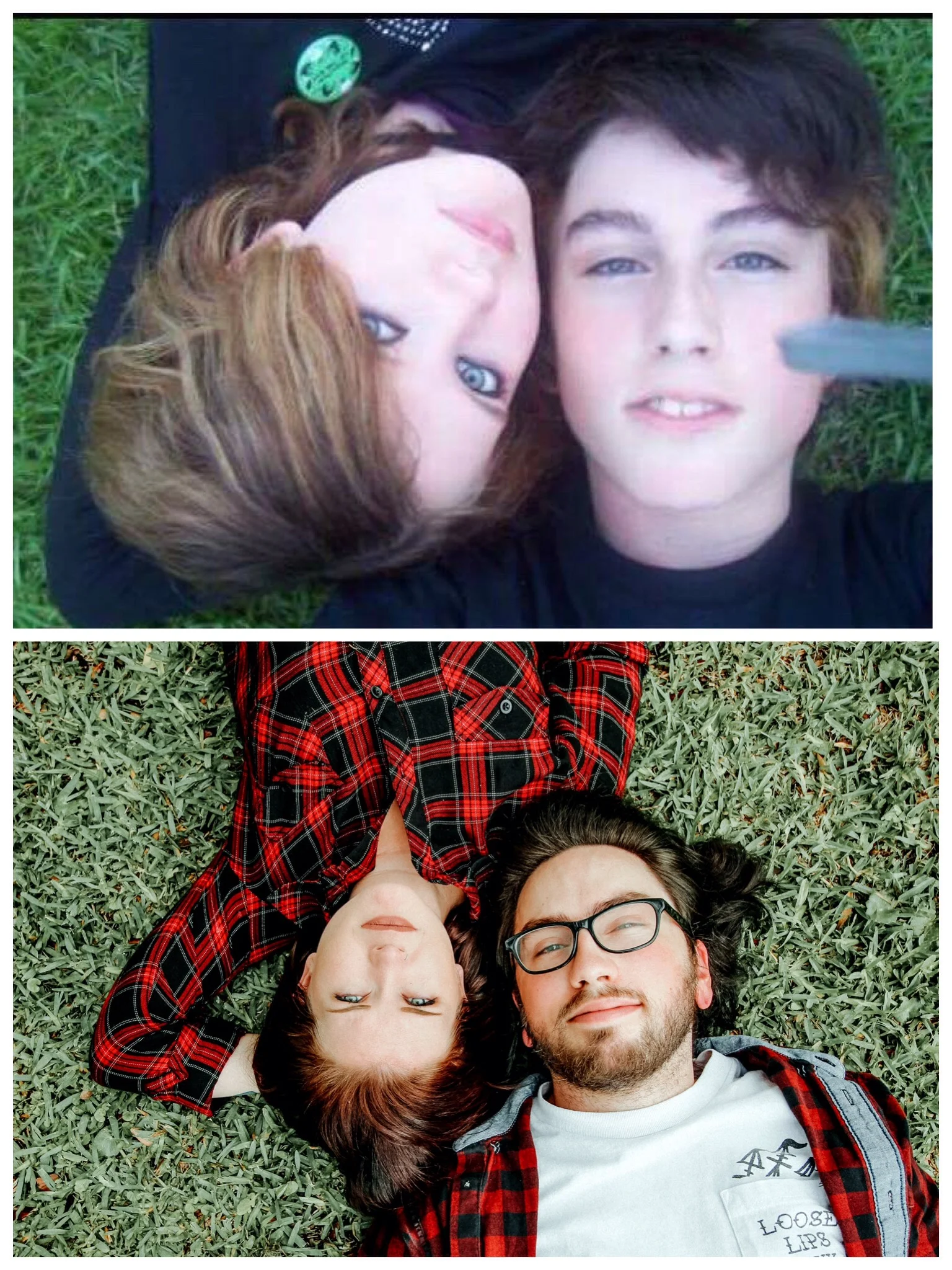 -And the best for last! They had me recreate a picture they took in the 6th or 7th grade! You guys! How precious!
