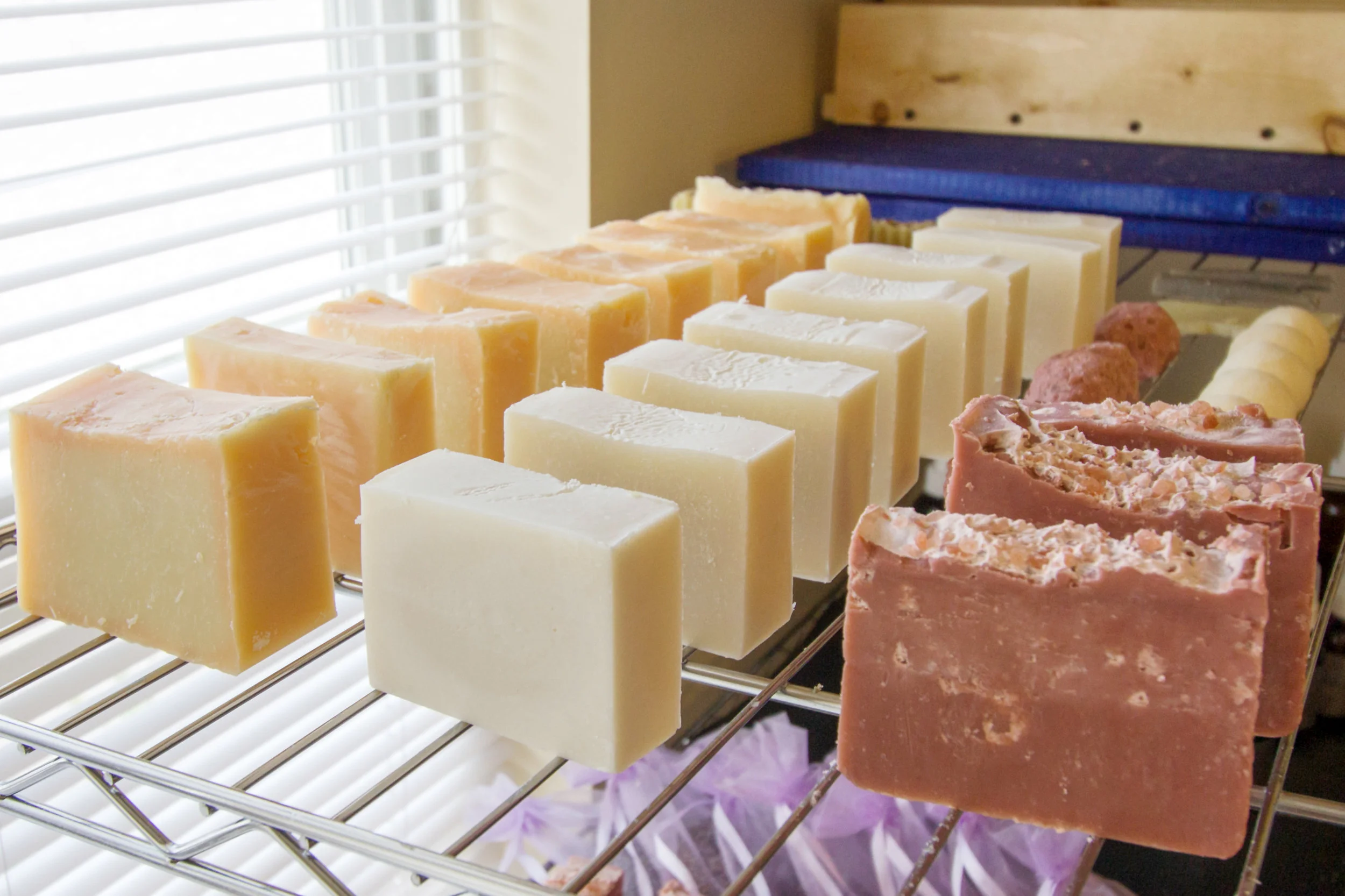 Her bars of soap are perfectly crafted and worth every penny!