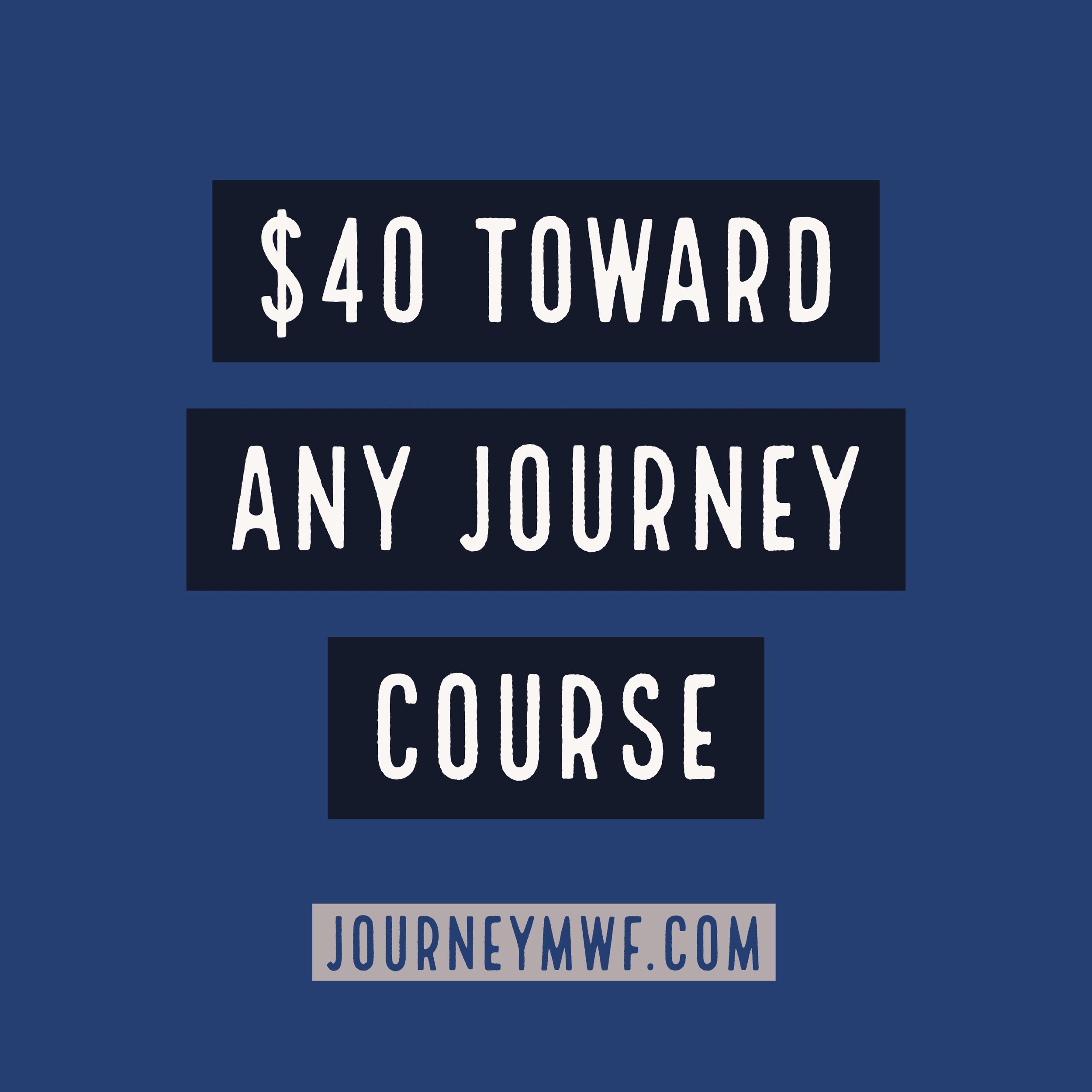 Journey Gift Card 40 — Missional Wisdom Foundation